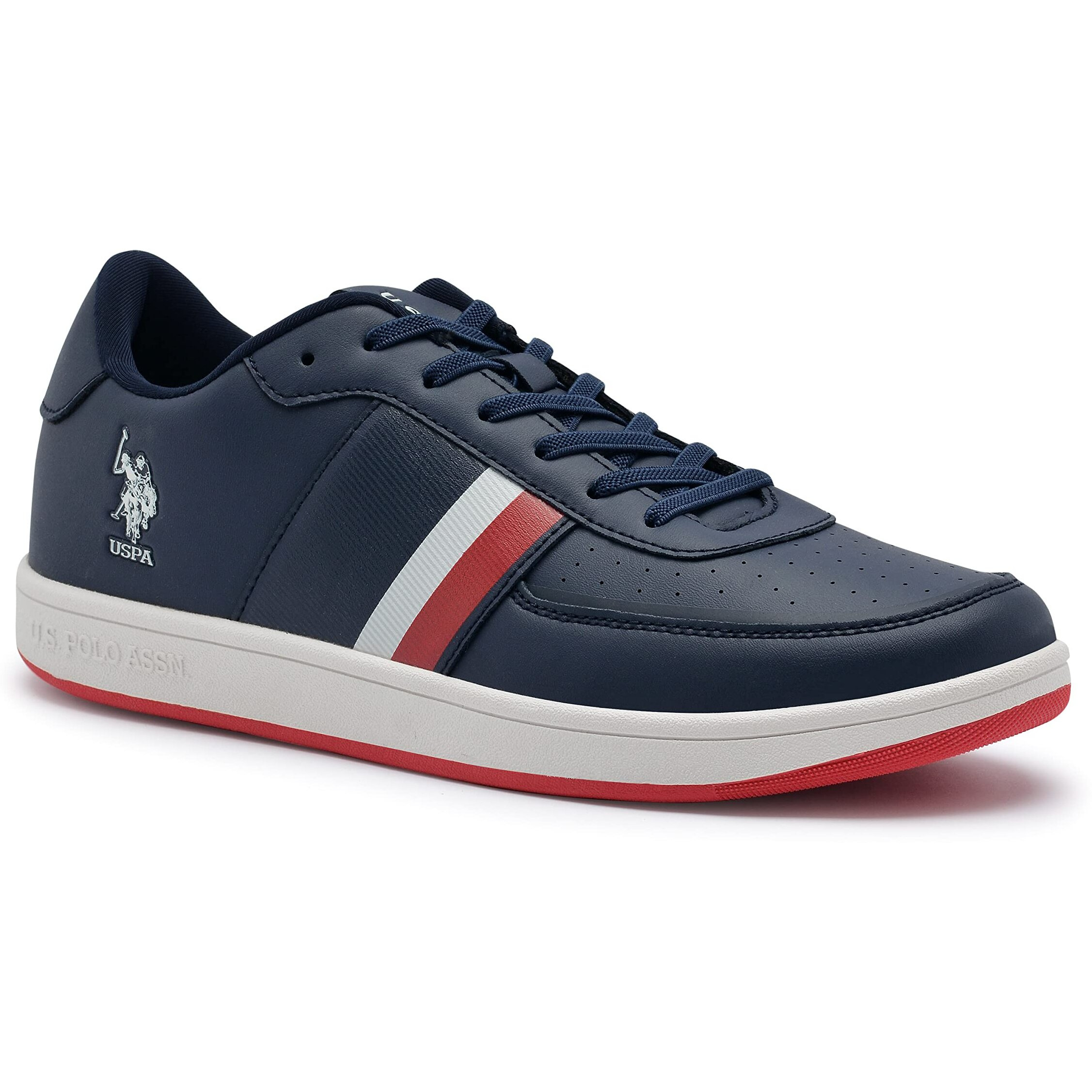 U.S. POLO ASSN. GAEL Men's Navy Slip on Sneakers-(UK/6)(2FD22531N01)
