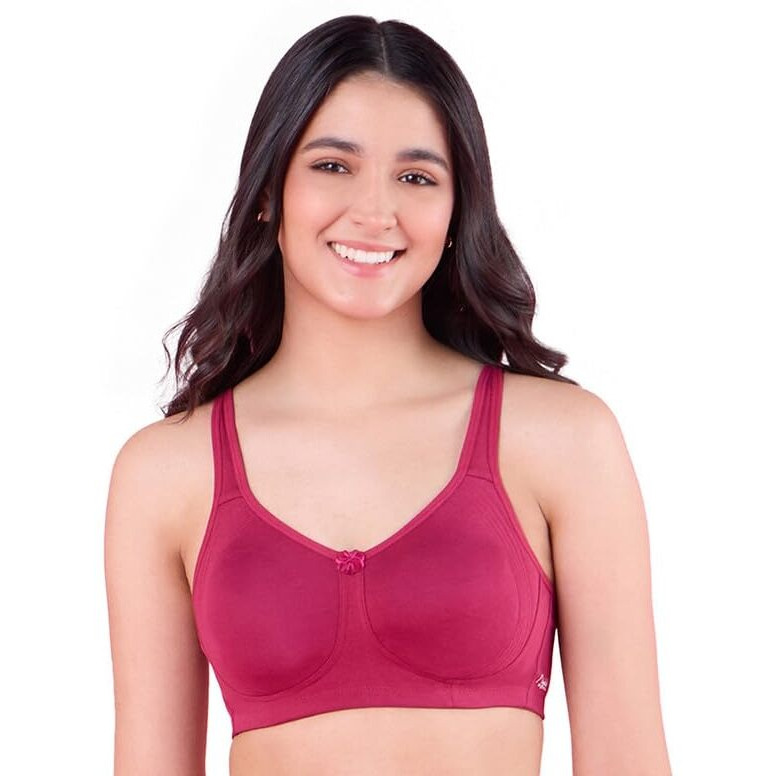 NYKD by Nykaa Encircled with Love Cotton Shape & Support Non Padded Non Wired NYB169 Berry (32B)