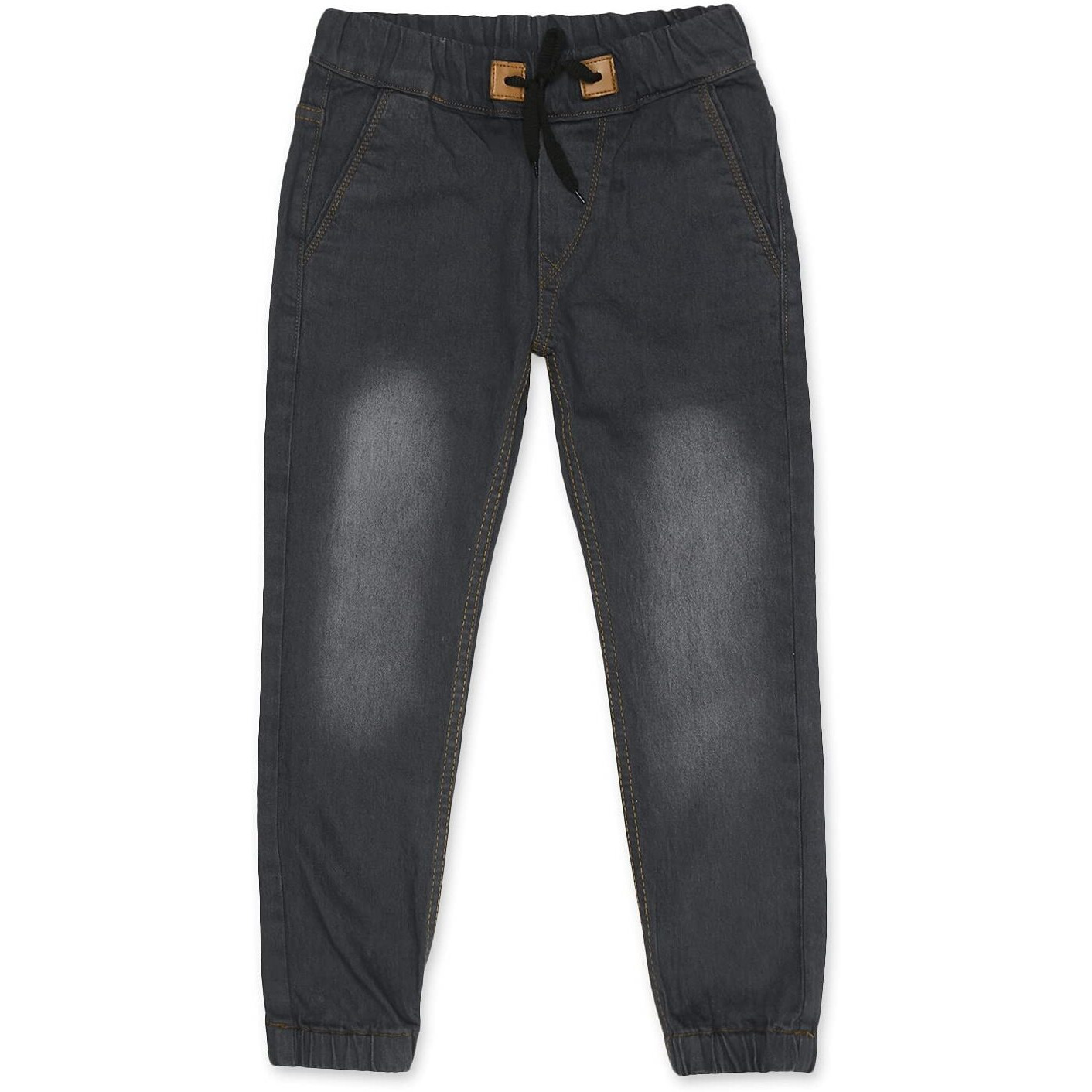 Urbano Juniors Boy's Dark Grey Slim Fit Jogger Jeans Stretch (junhpsjoggerboy-dgrey-8-9)