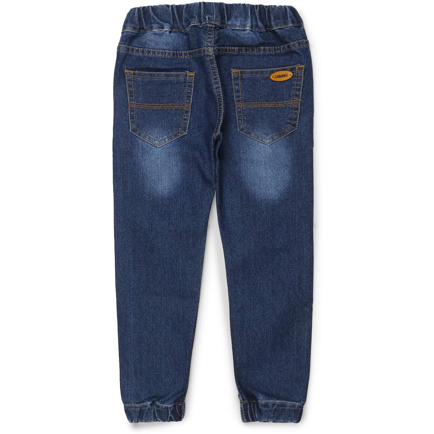 Urbano Juniors Boy's Blue Slim Fit Stretchable Jogger Jeans (junhpsjoggerboy-mblue-5-6)