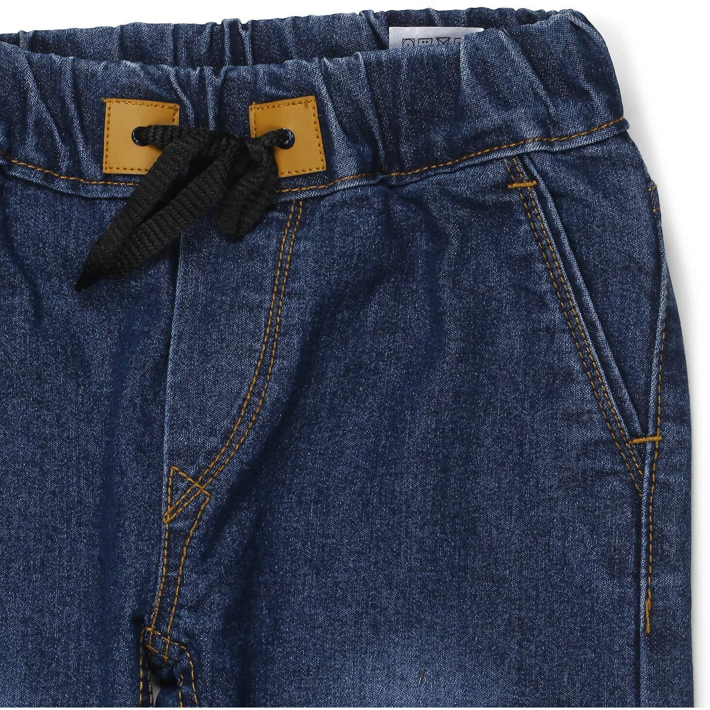 Urbano Juniors Boy's Blue Slim Fit Stretchable Jogger Jeans (junhpsjoggerboy-mblue-5-6)