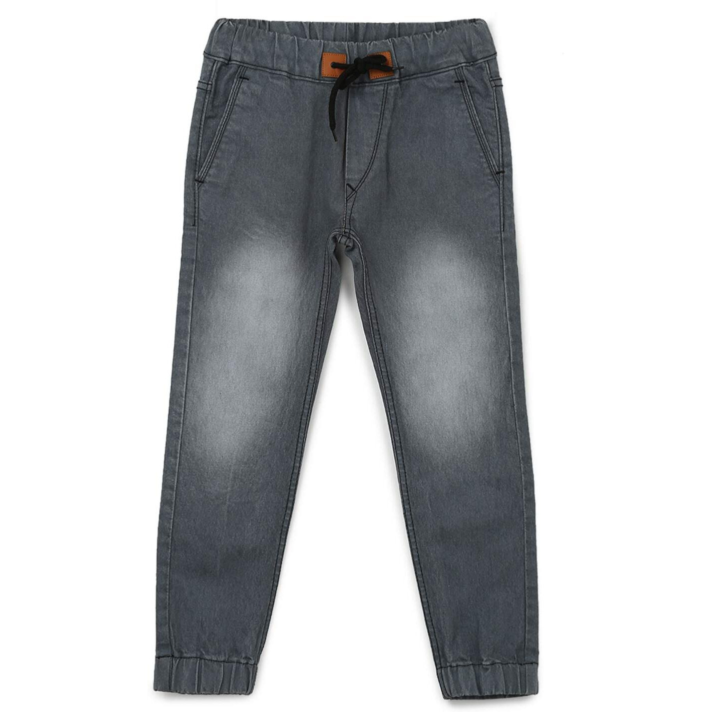 Urbano Juniors Boy's Slim Fit Jeans (junhpsjoggerboy-mgrey-7-8_Grey_7-8 Years)
