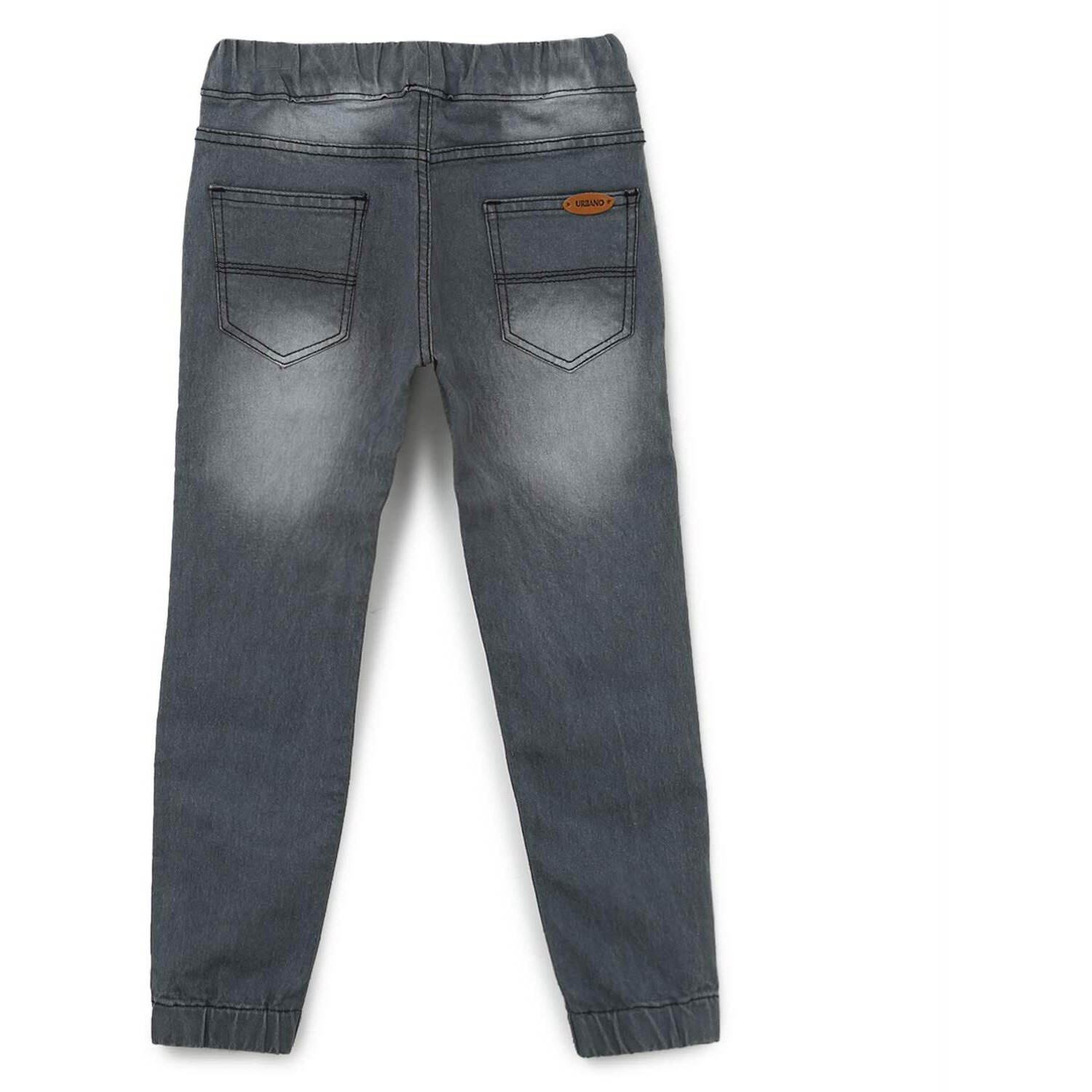 Urbano Juniors Boy's Slim Fit Jeans (junhpsjoggerboy-mgrey-7-8_Grey_7-8 Years)
