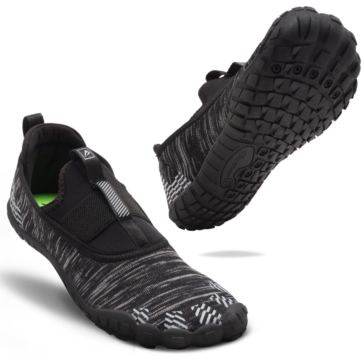 Impakto Barefoot Shoe for Men (Grey, 6)