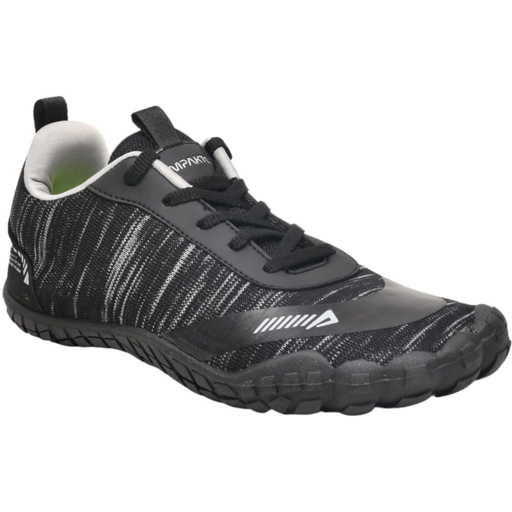 Impakto Barefoot Rooted Gym Shoes for Men Black
