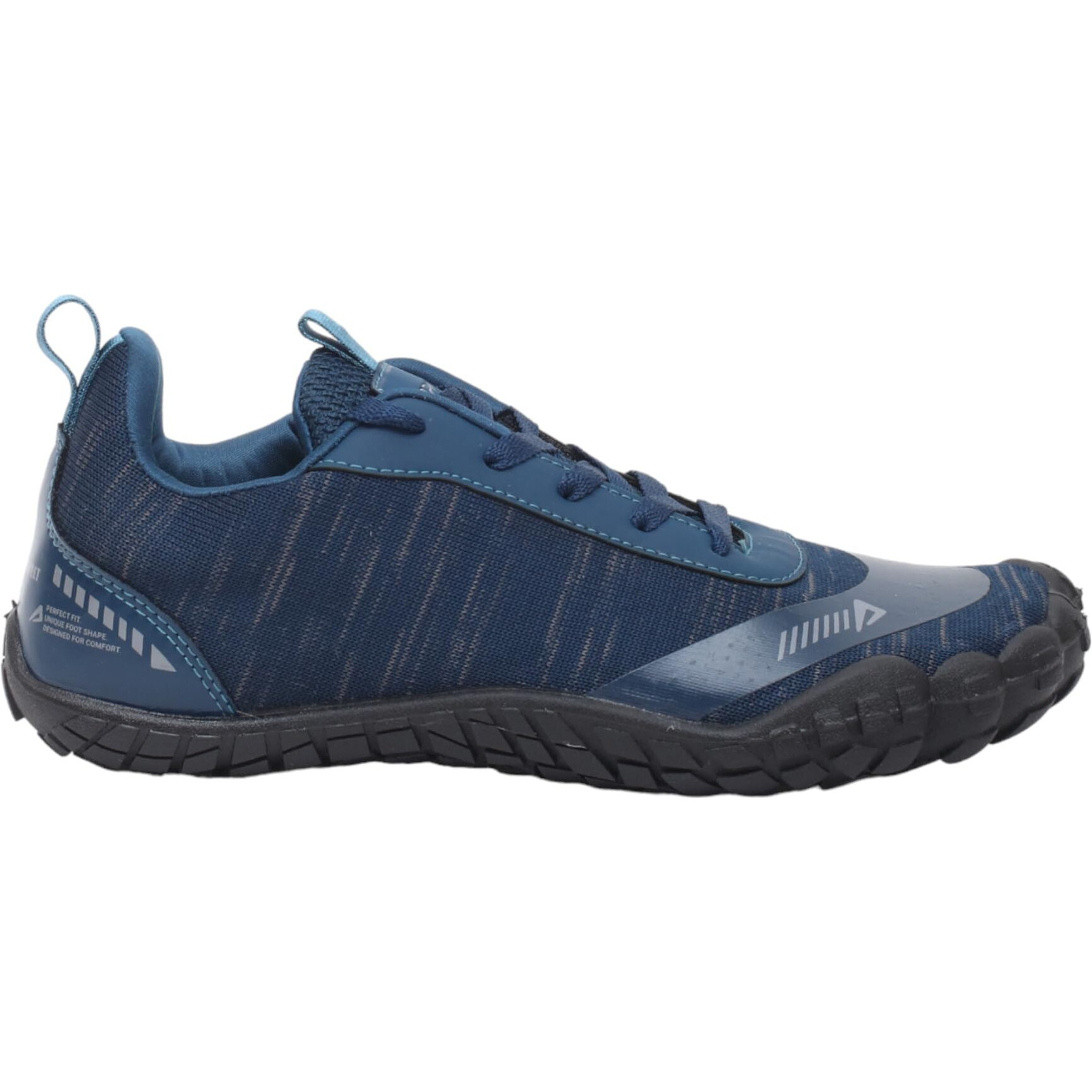 Impakto Barefoot Rooted Gym Shoes for Men (Blue, 10)