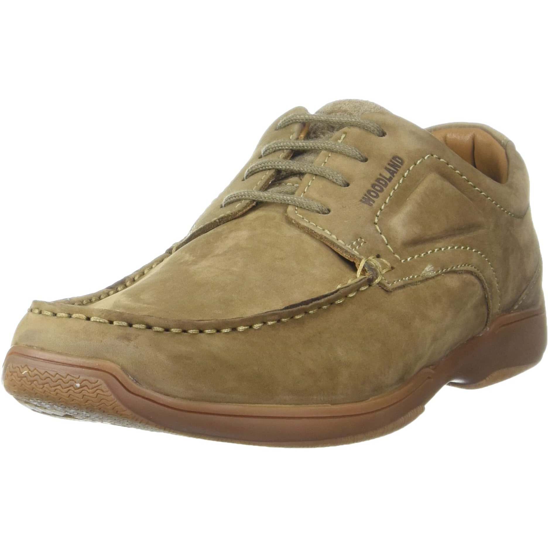 Woodland Mens OGC 3493119 Dubai Khaki Sneaker - 8 UK (42 EU) (OGC 3493119)