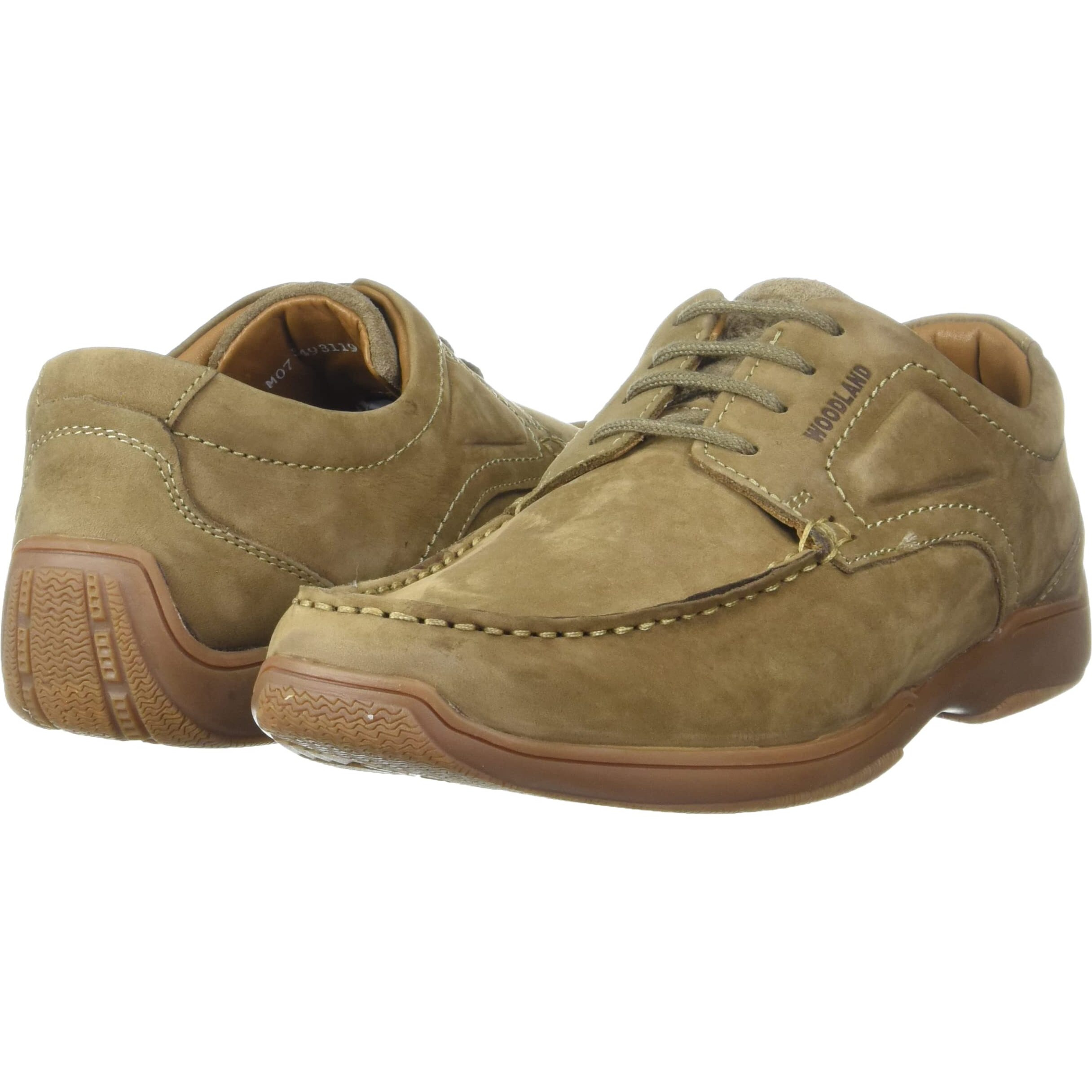 Woodland Mens OGC 3493119 Dubai Khaki Sneaker - 8 UK (42 EU) (OGC 3493119)