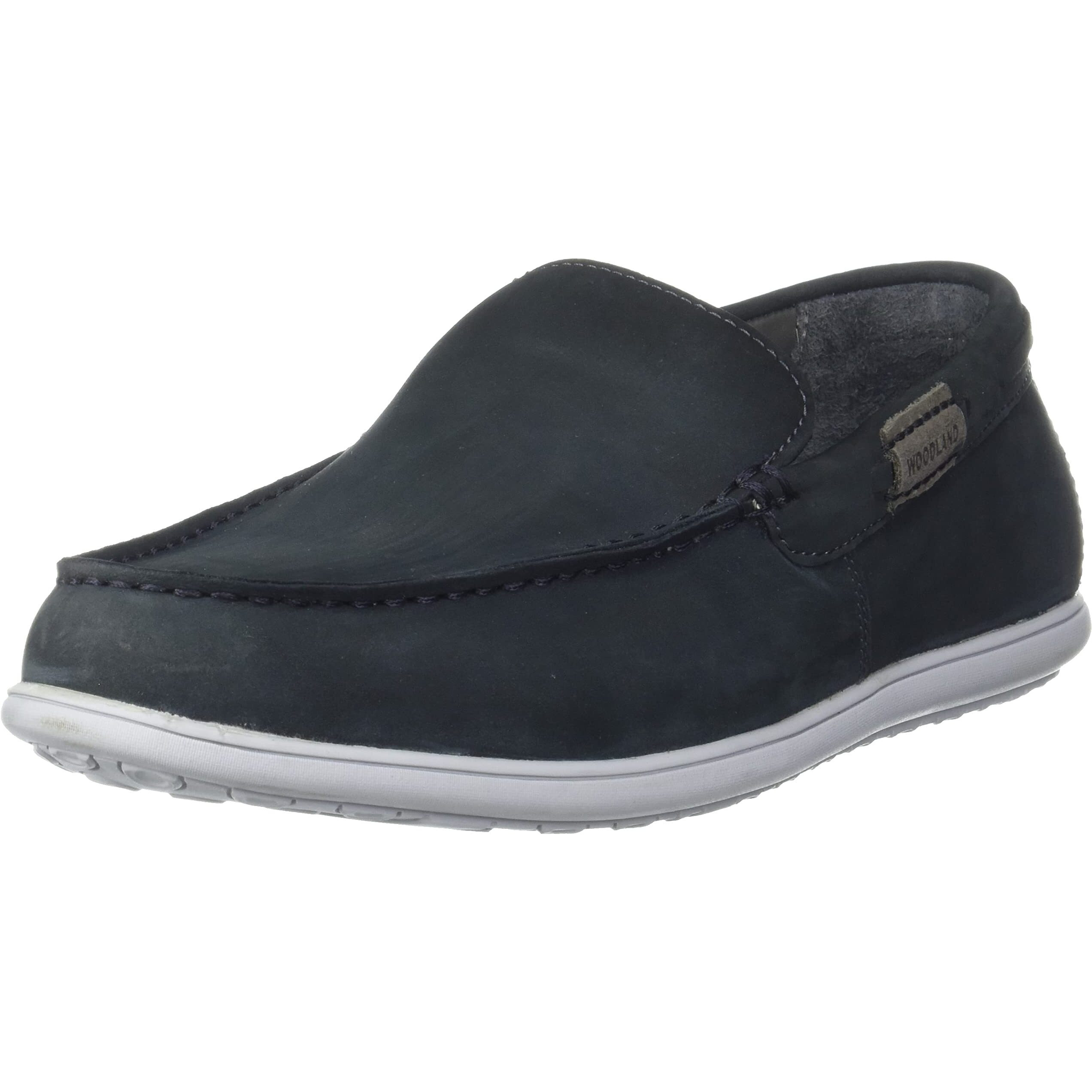Woodland Men's DNAVY Leather Closed Shoe-9 UK (OGCC 3480119)