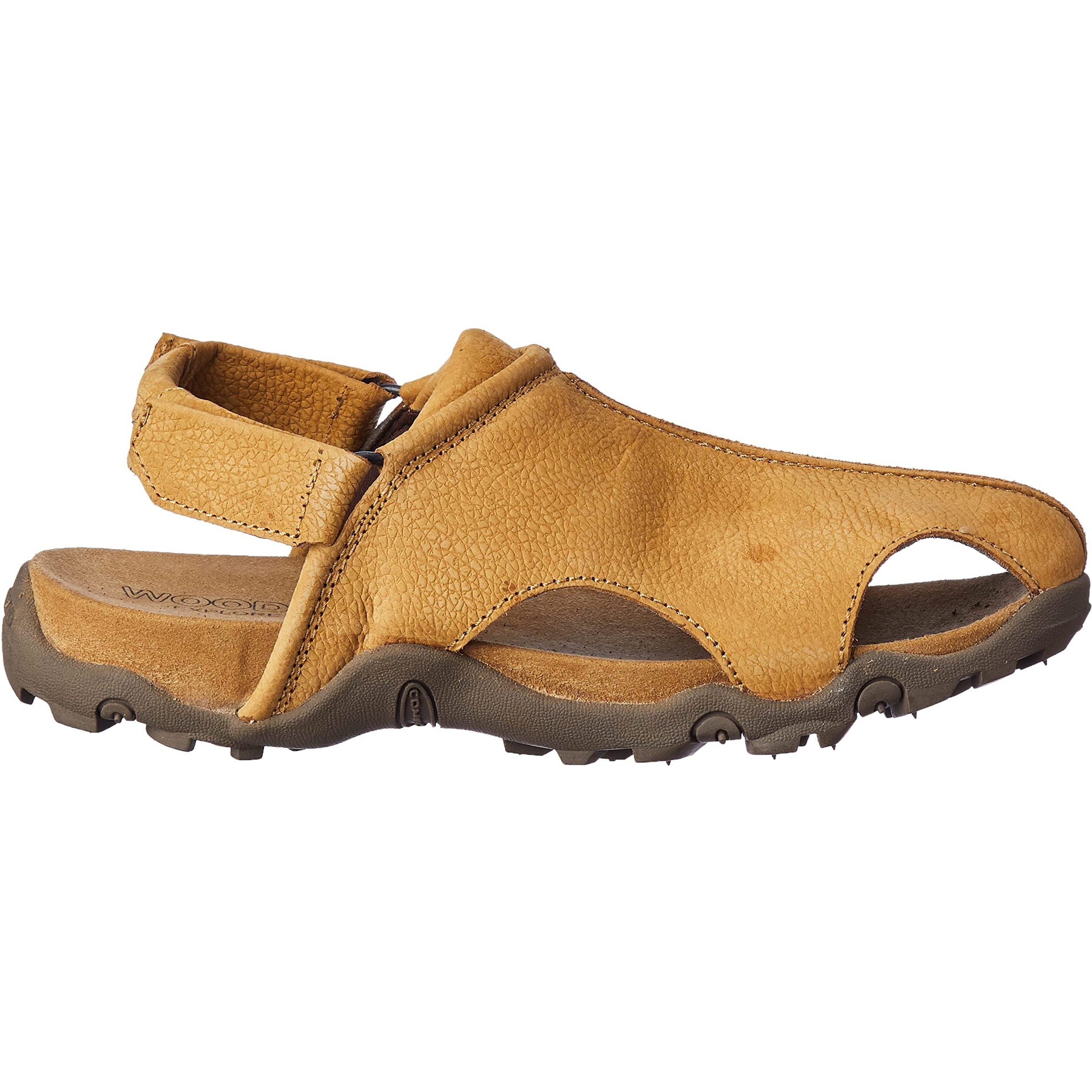 Woodland Men's Camel Leather Sandal-6 UK (40 EU) (OGD 0350107NW)