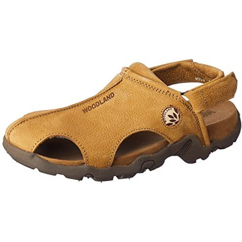 Woodland Men's Camel Leather Sandal-7 UK (41 EU) (OGD 0350107NW)