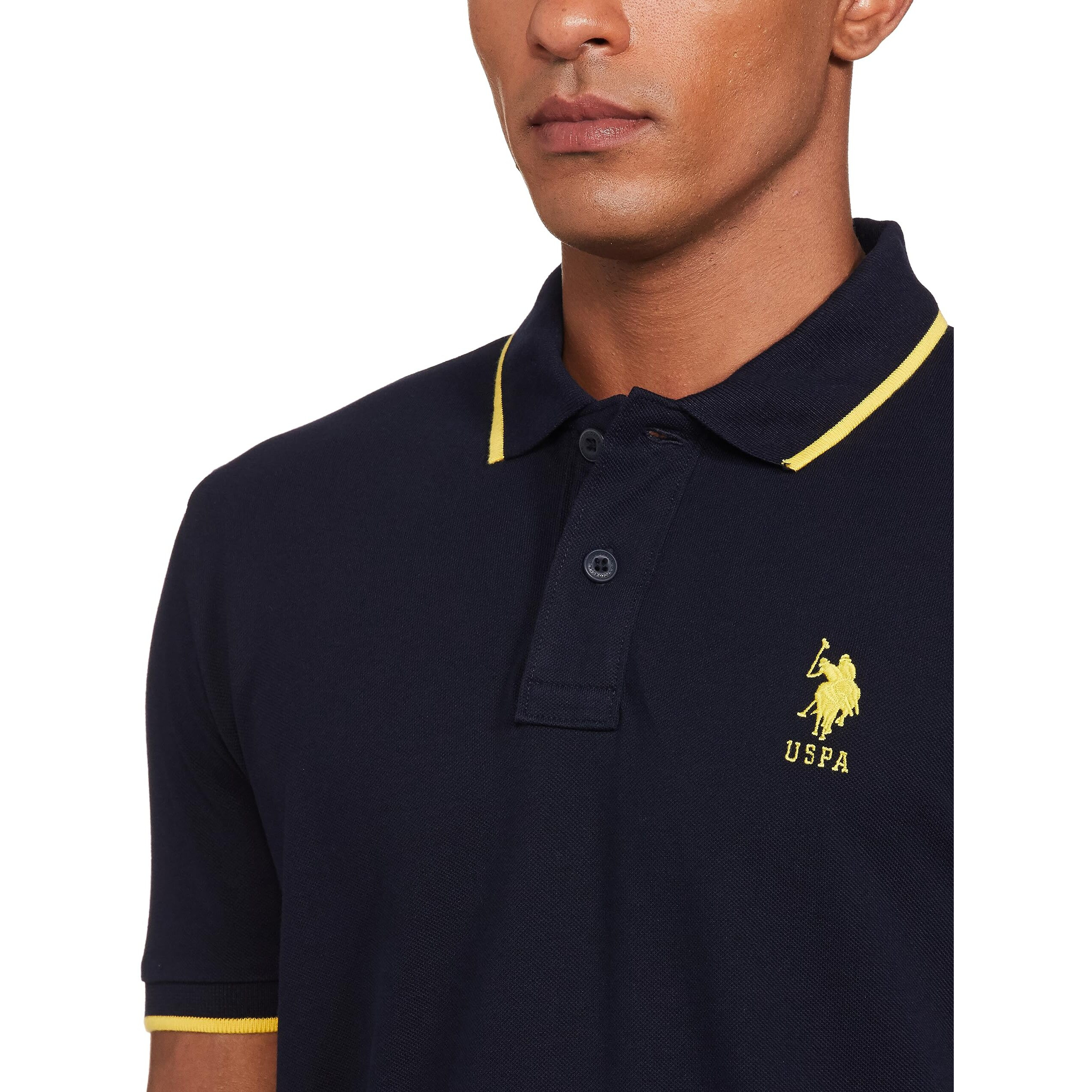 U.S. POLO ASSN. Men's Regular Fit T-Shirt (USTSHS1533_Navy_2XL)