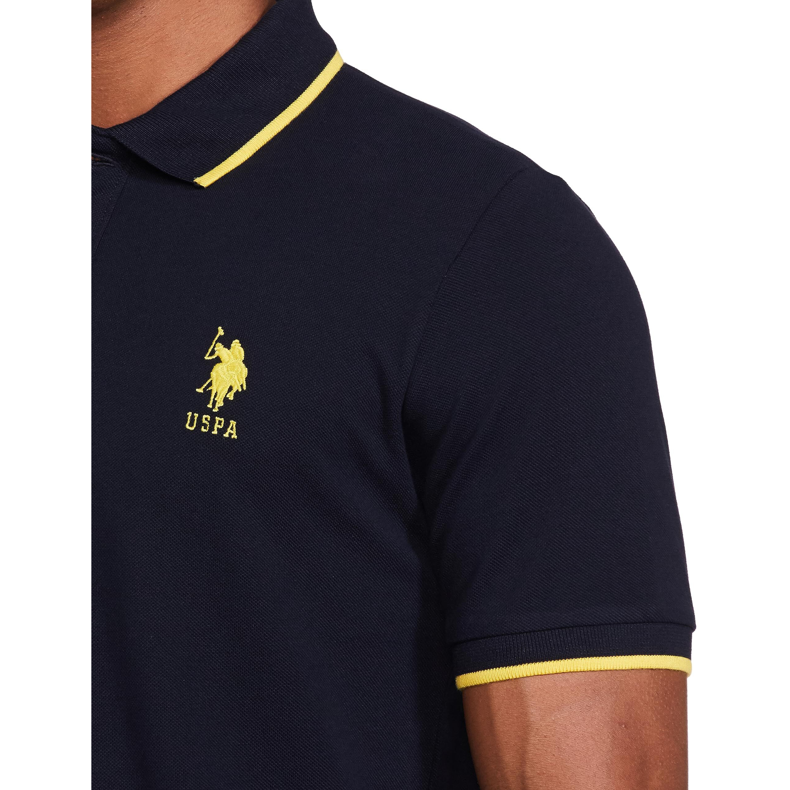 U.S. POLO ASSN. Men's Regular Fit T-Shirt (USTSHS1533_Navy_2XL)