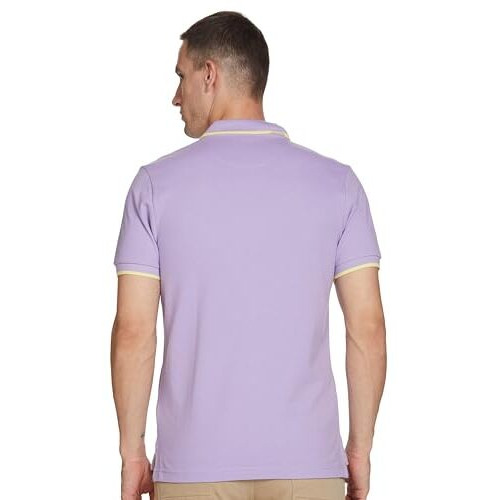 U.S. POLO ASSN. Men's Regular Fit Polo Shirt (USTSHS2225_LT. Purple