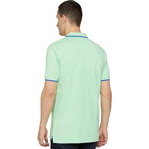 U.S. POLO ASSN. Men's Regular Fit Polo Shirt (USTSHS2227_LT. Green