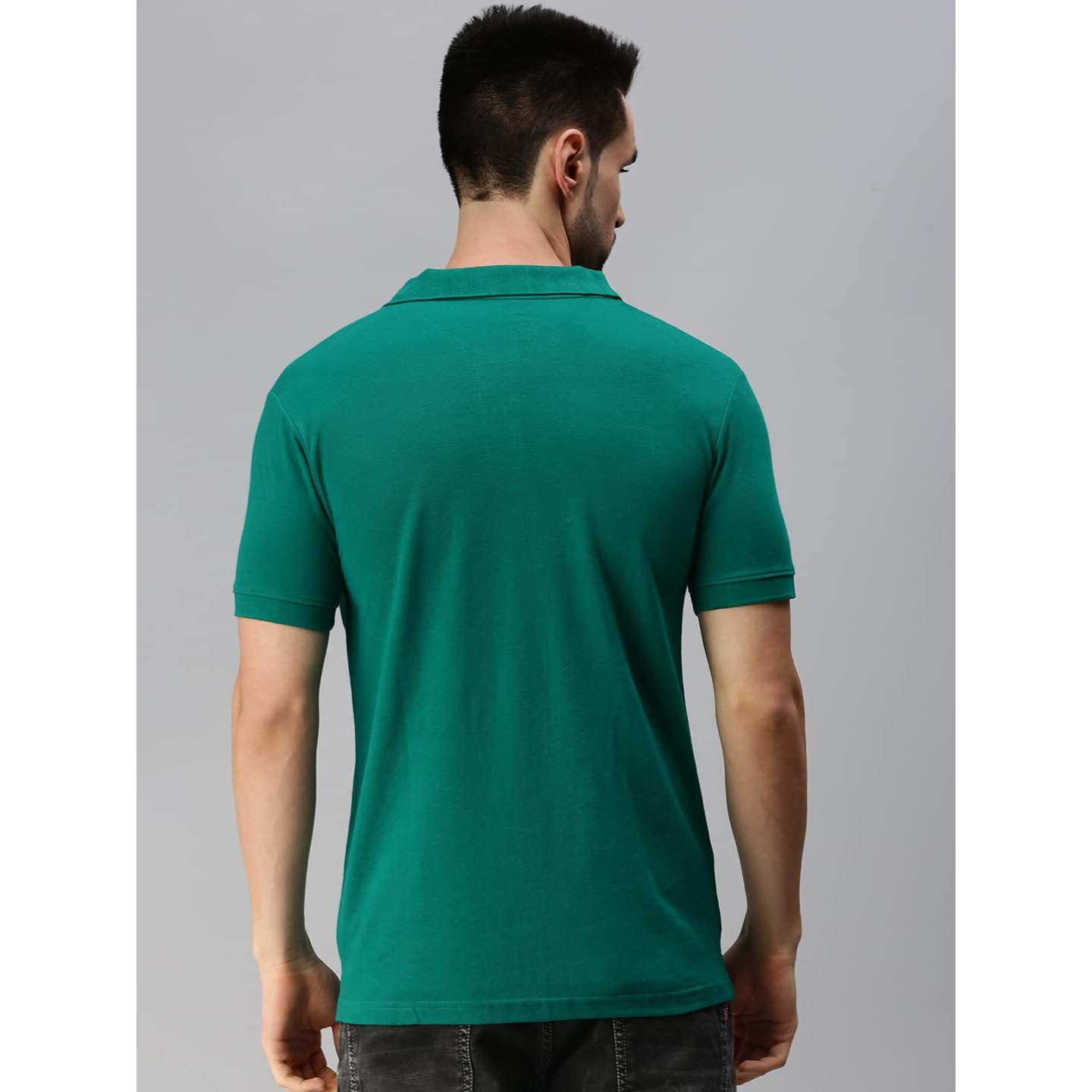 ONN Men's Solid Regular Fit Polo NC432_PEGRN_1PC_Pea Grn_M