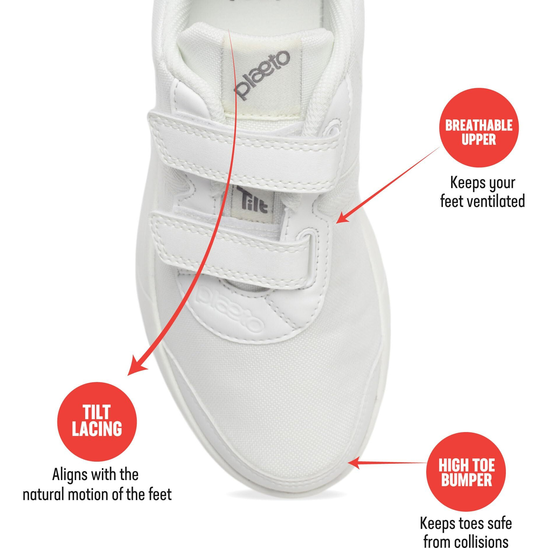 Plaeto Aspire Multiplay School Shoes - 1 UK