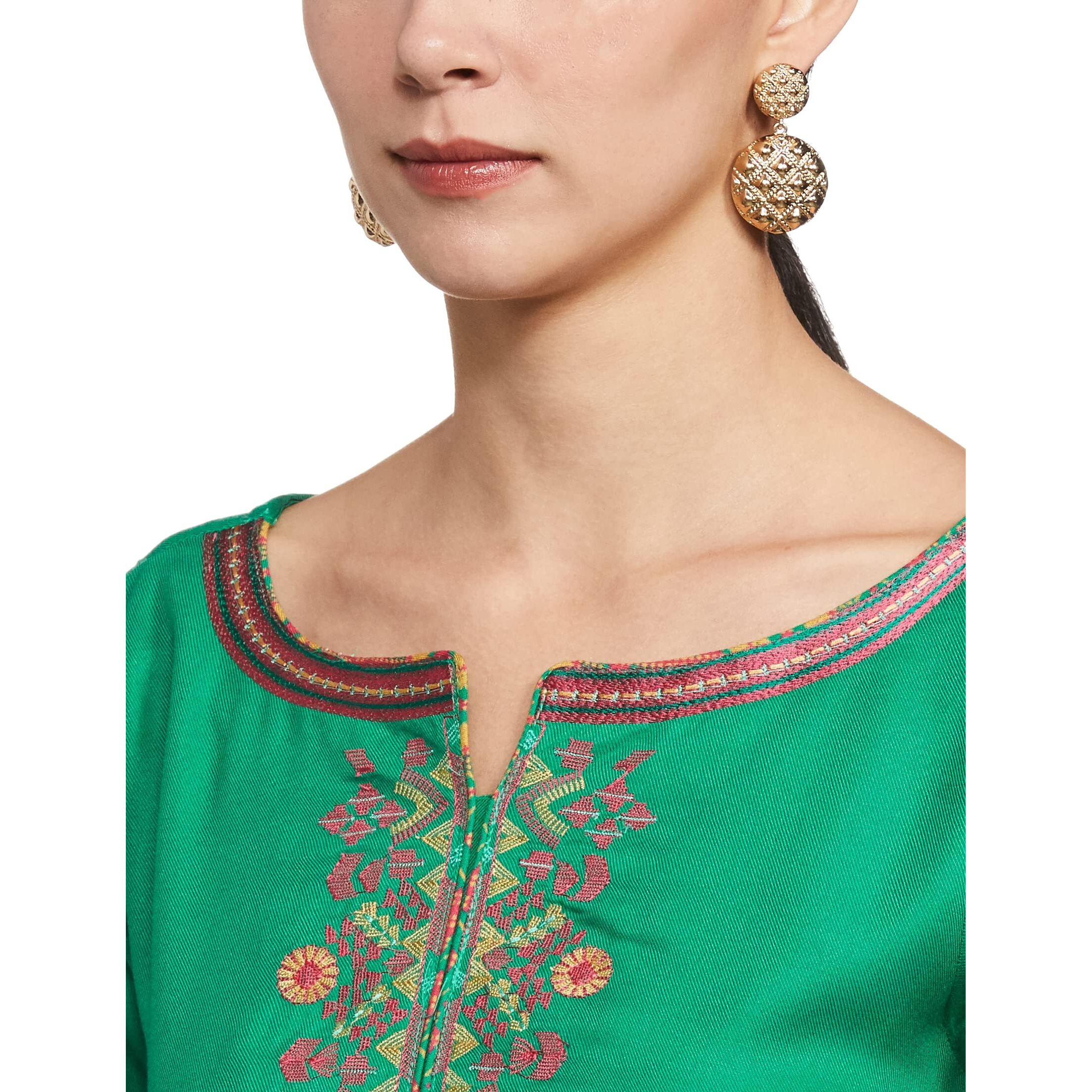 BIBA Women Solid Mix and Match(MNMINTO THE14230_Green_34)