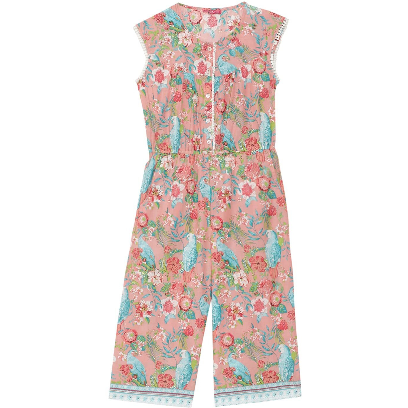 BIBA Girl Printed Kid(KW4457_Peach_9)