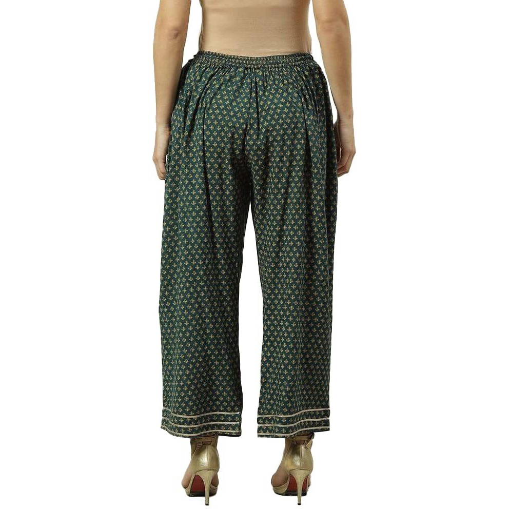 BIBA Women Printed Straight Mix and Match(Kilim KU18656_Green_M)