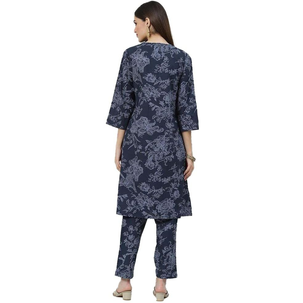 BIBA Women Printed Narrow Mix and Match(Work VOG1603_RED_38)