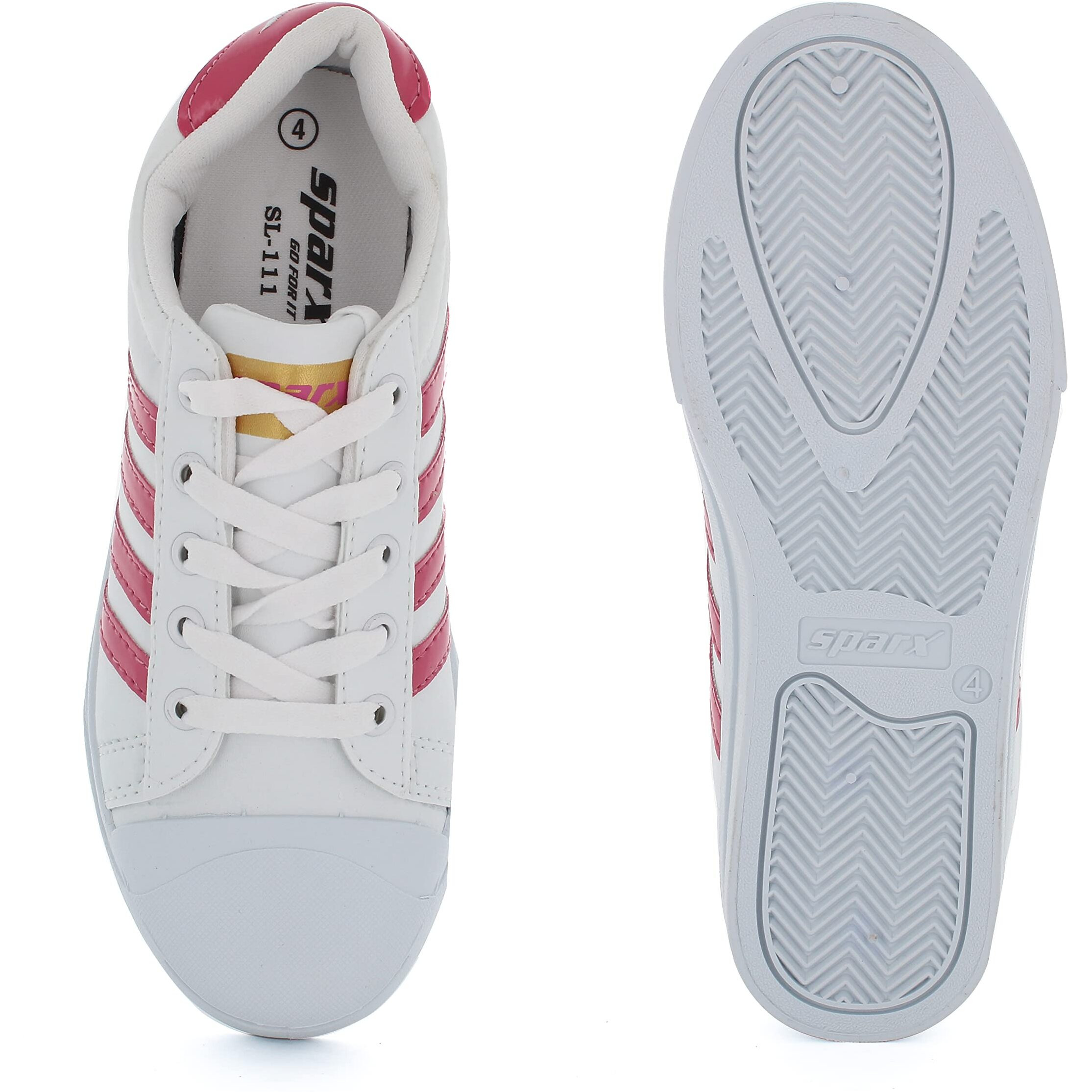 Sparx womens SL 111 | Stylish, Comfortable | Pink Sneaker - 6 UK (SL 111)
