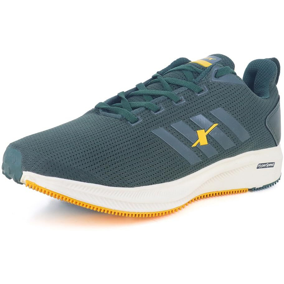 Sparx Mens SM 676 | Enhanced Durability & Soft Cushion | Gold Running Shoe - 9 UK (SM 676)