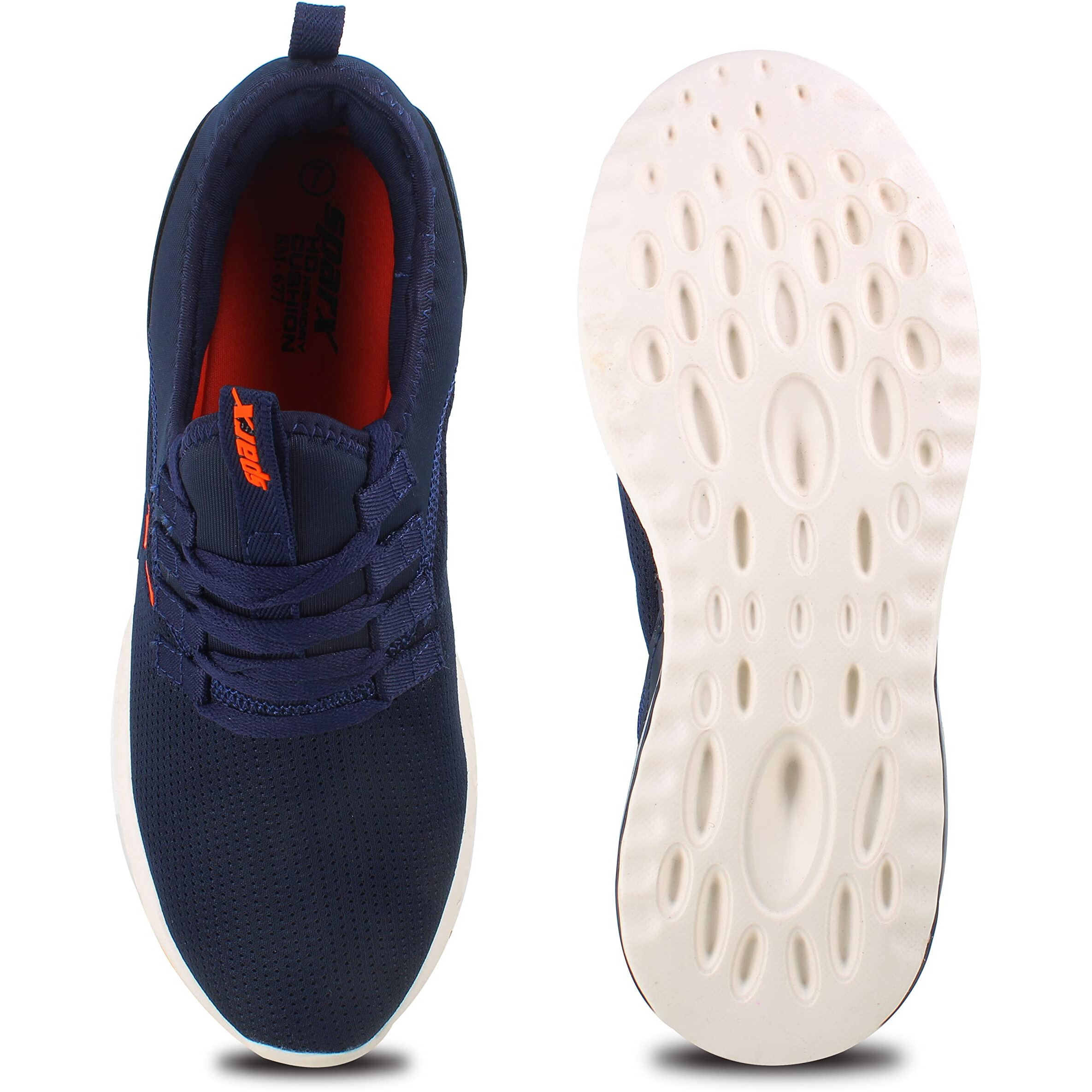 Sparx Mens SM 677 | Enhanced Durability & Soft Cushion | Blue Running Shoe - 7 UK (SM 677)