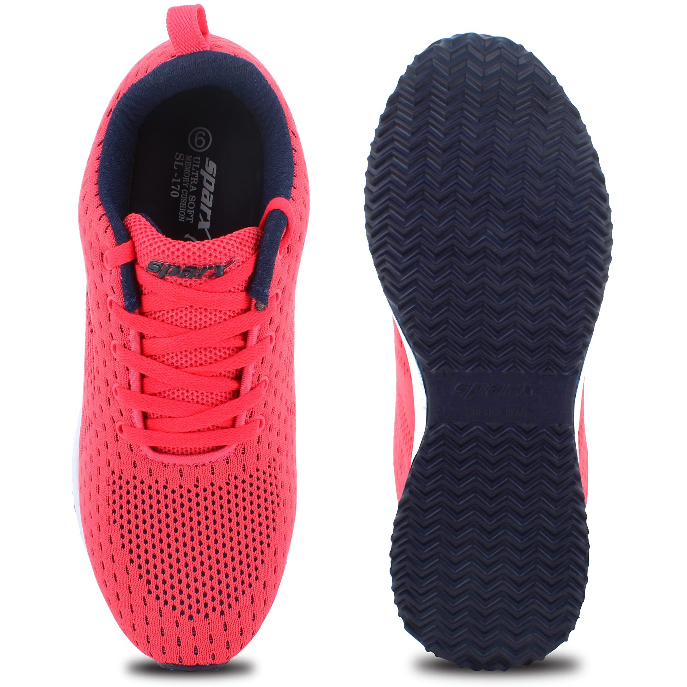 Sparx Womens SL 170 | Enhanced Durability & Soft Cushion | Blue Walking Shoe - 7 UK (SL 170)