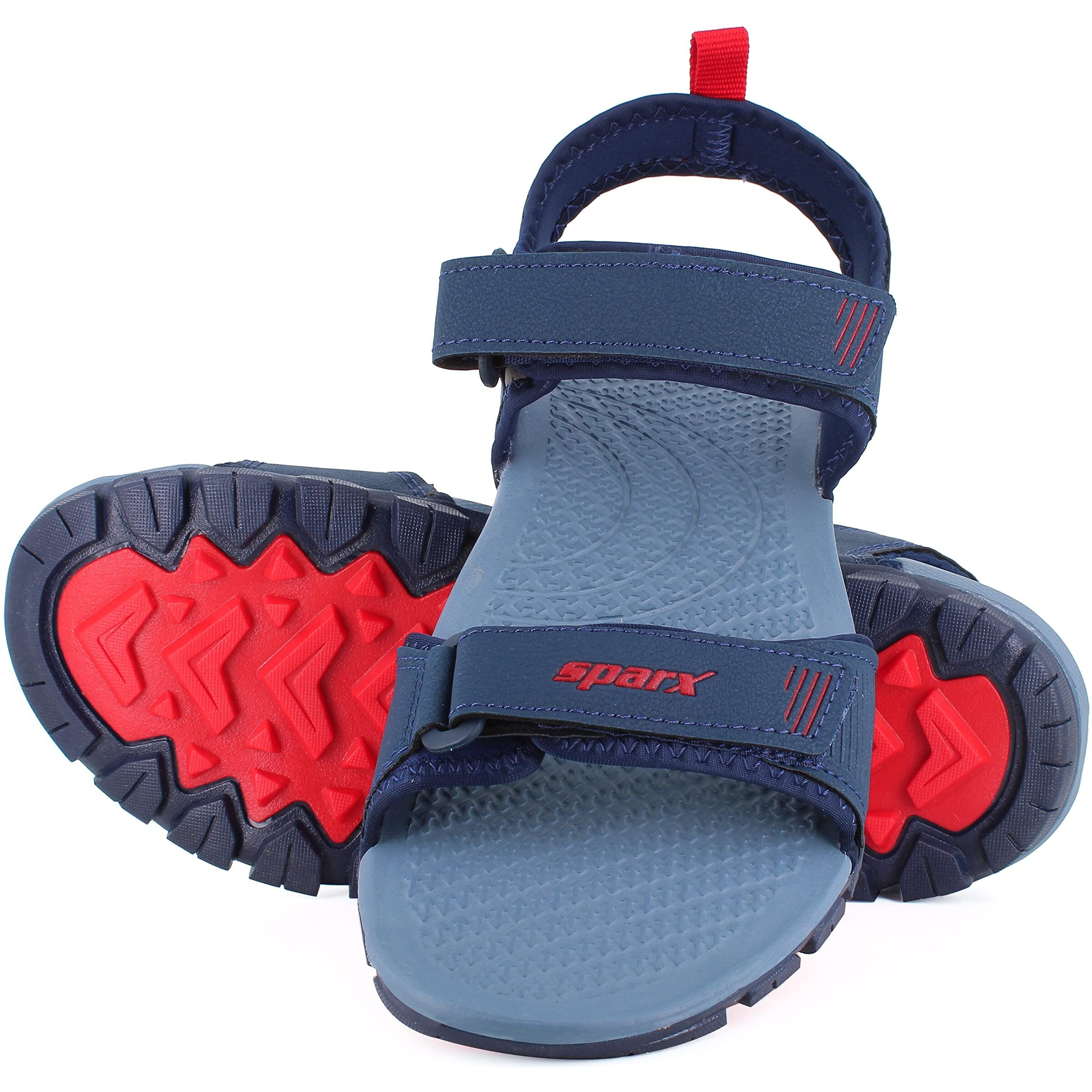 Sparx mens SS 561 | Latest, Daily Use, Stylish Floaters | Blue Sport Sandal - 8 UK (SS 561)
