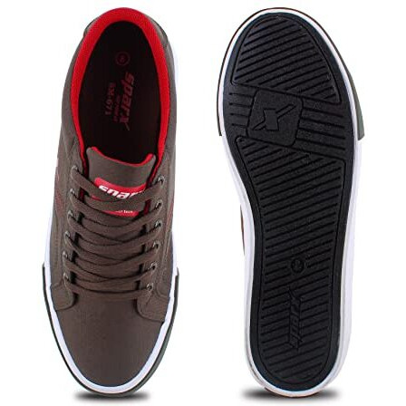 Sparx Mens SM 671 | Stylish, Comfortable | Maroon Sneaker - 9 UK (SM 671)