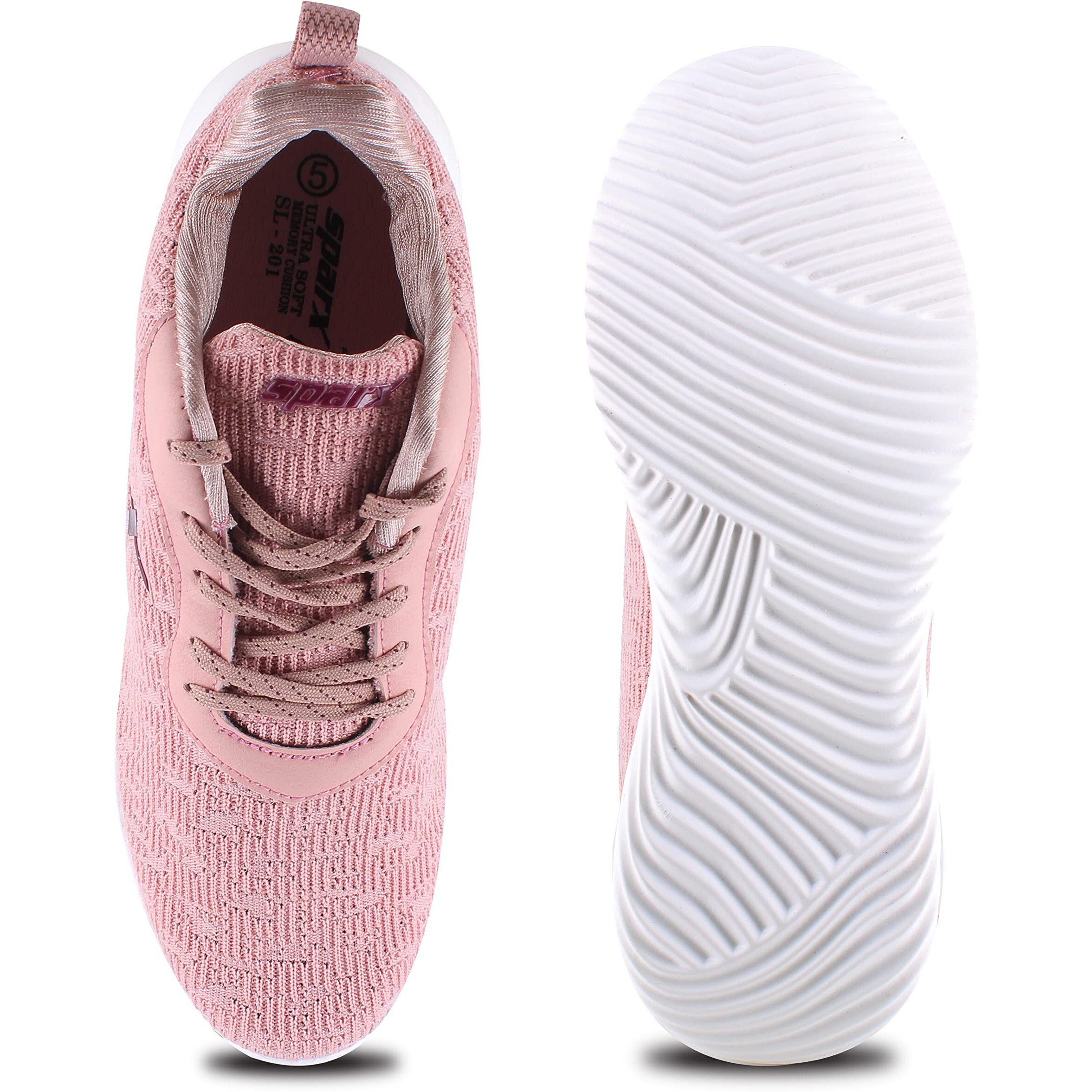 Sparx Womens SL 201 | Enhanced Durability & Soft Cushion | Purple Walking Shoe - 8 UK (SL 201)