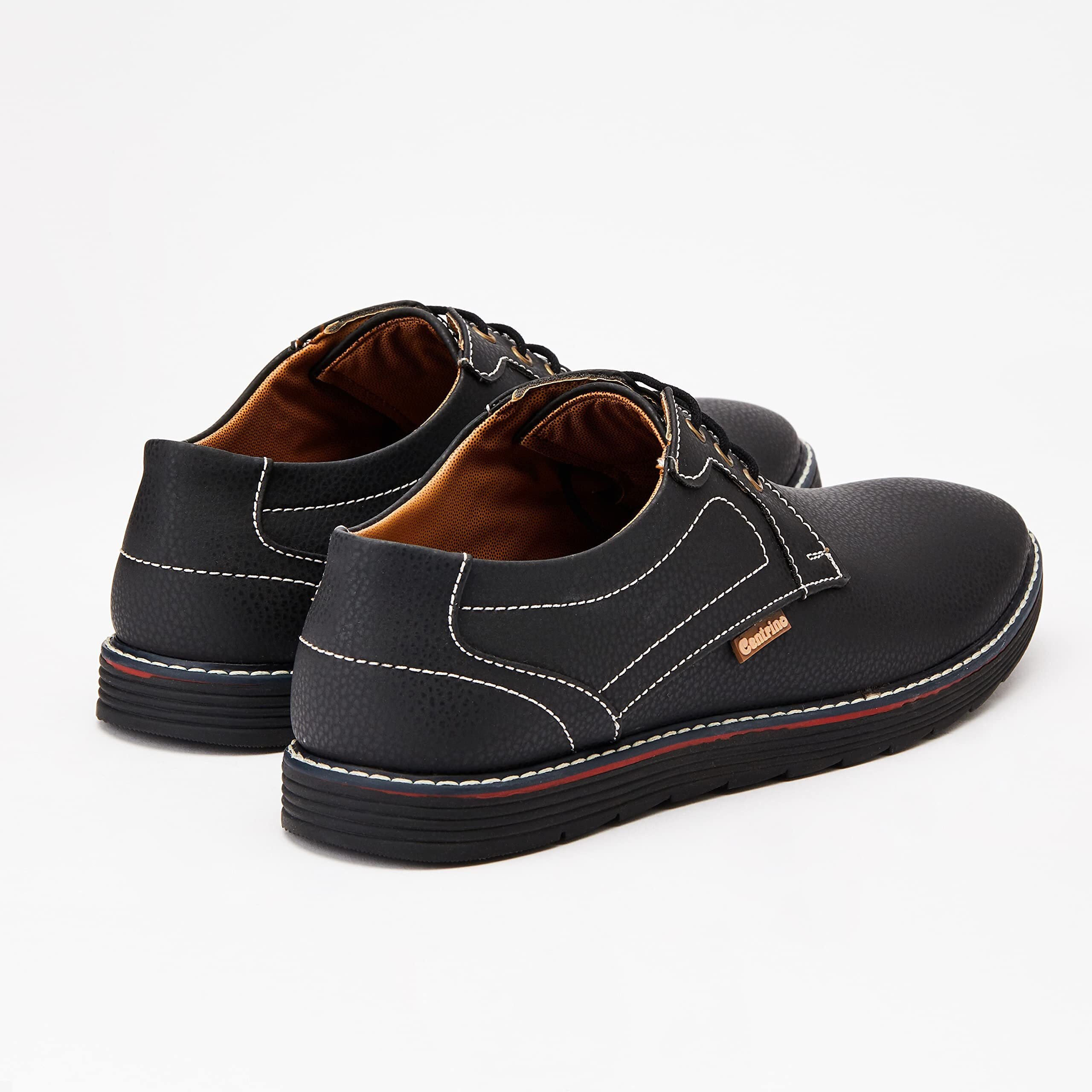 Centrino Men's 1212 Black Formal Shoes_7 UK (1212-04)