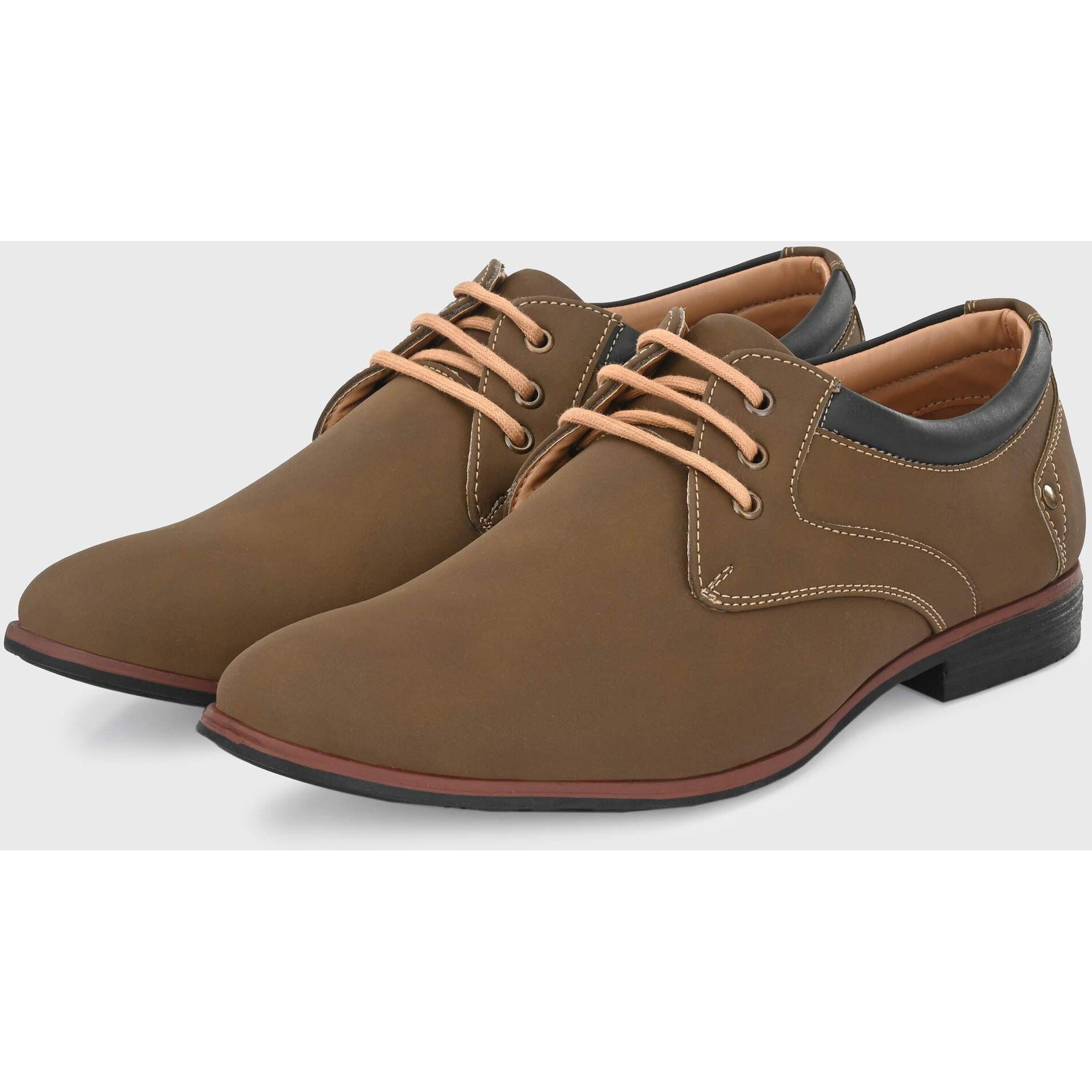 Centrino Men's 7956 Beige Formal Shoes_9 UK (7956-05)