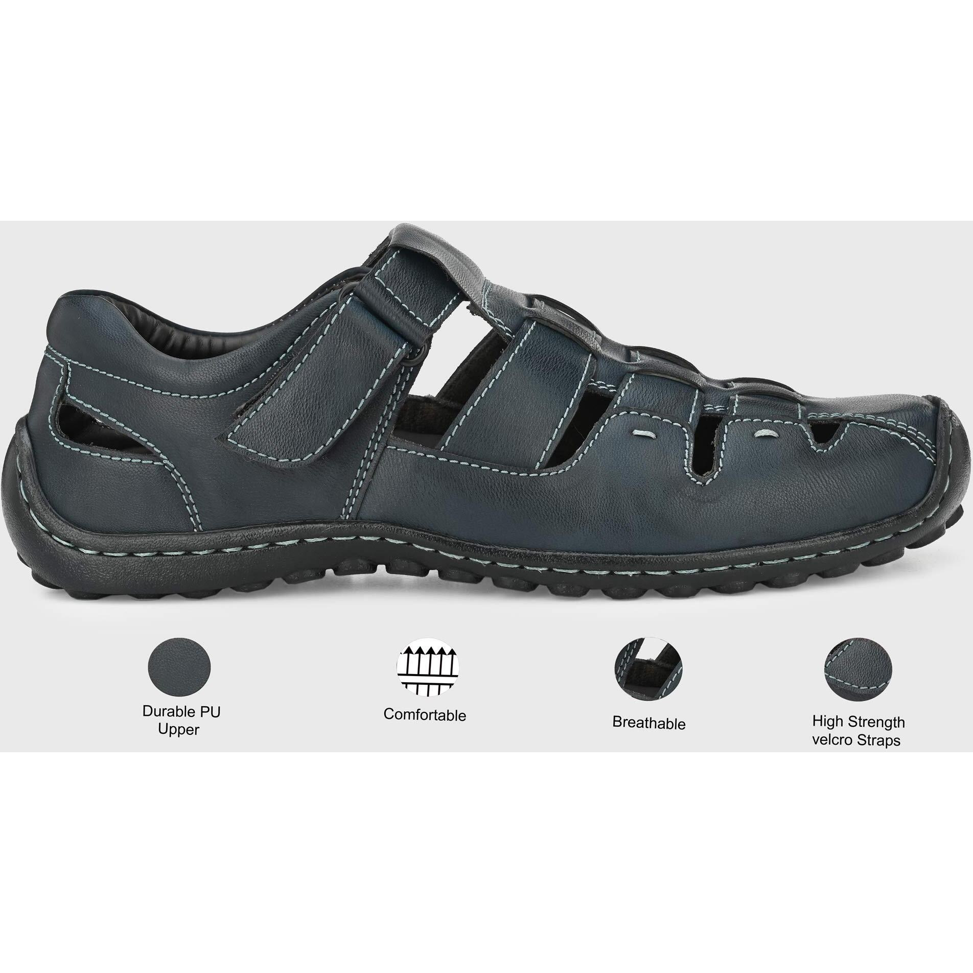 Centrino Men's 6114 Navy Fisherman Sandals_8 UK (6114-6)