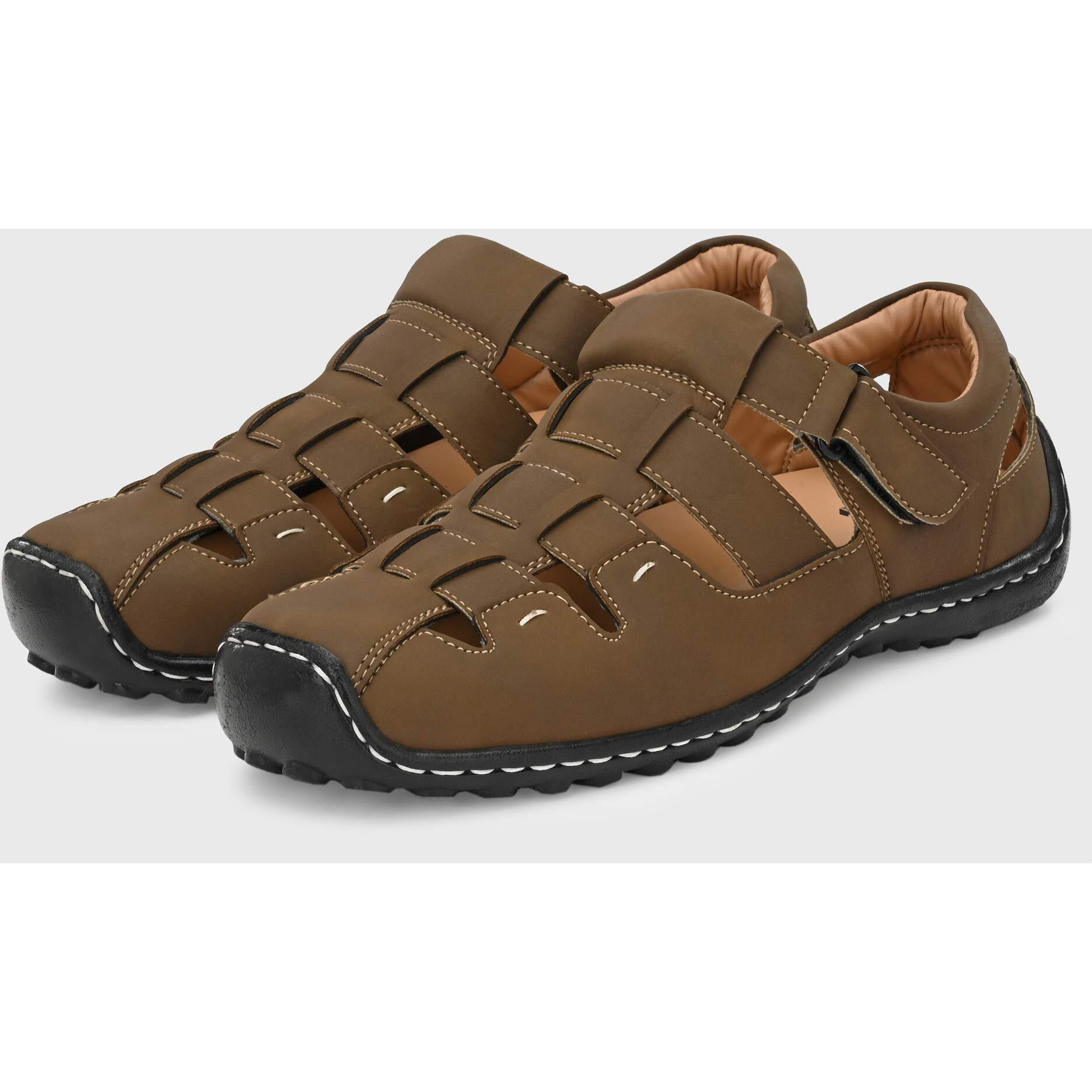 Centrino Men's 6114 Olive Fisherman Sandals_8 UK (6114-9)