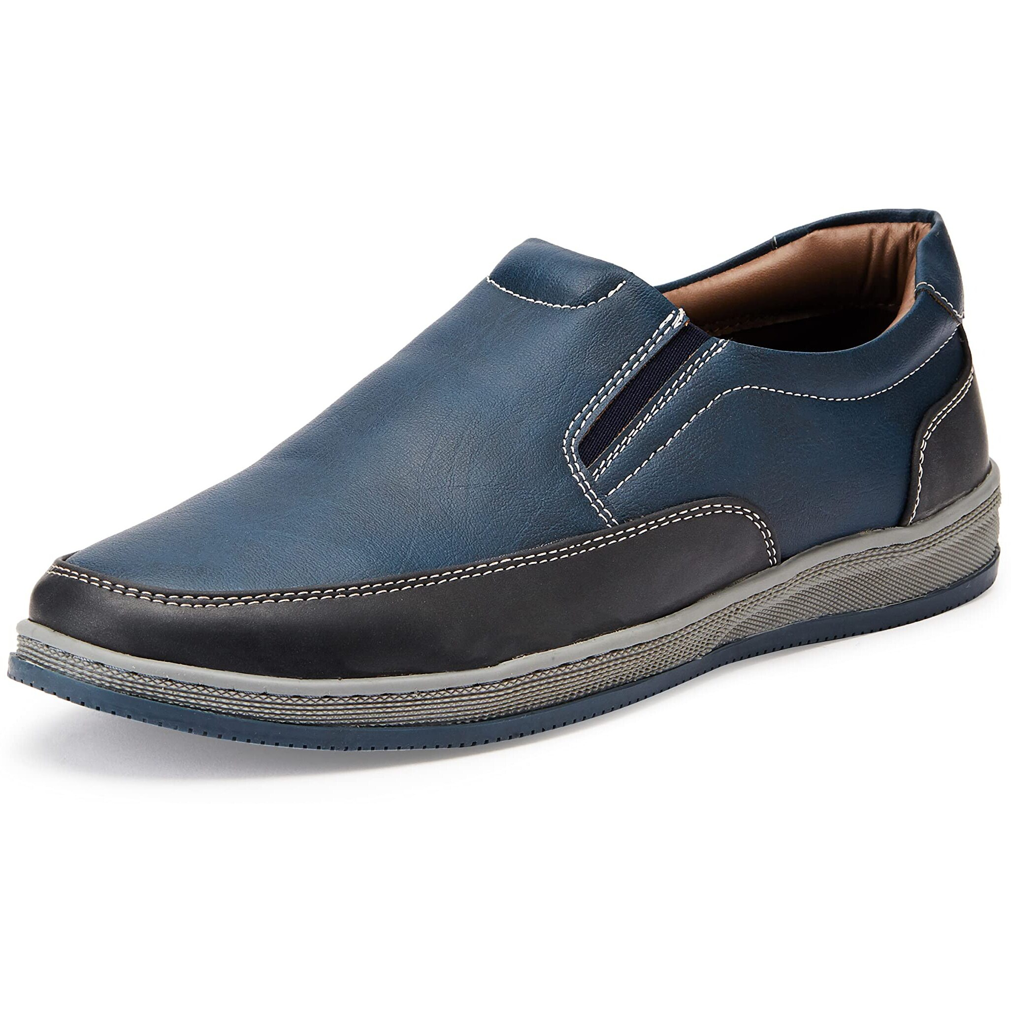 Centrino Men's Casual Moccasin Shoes Navy