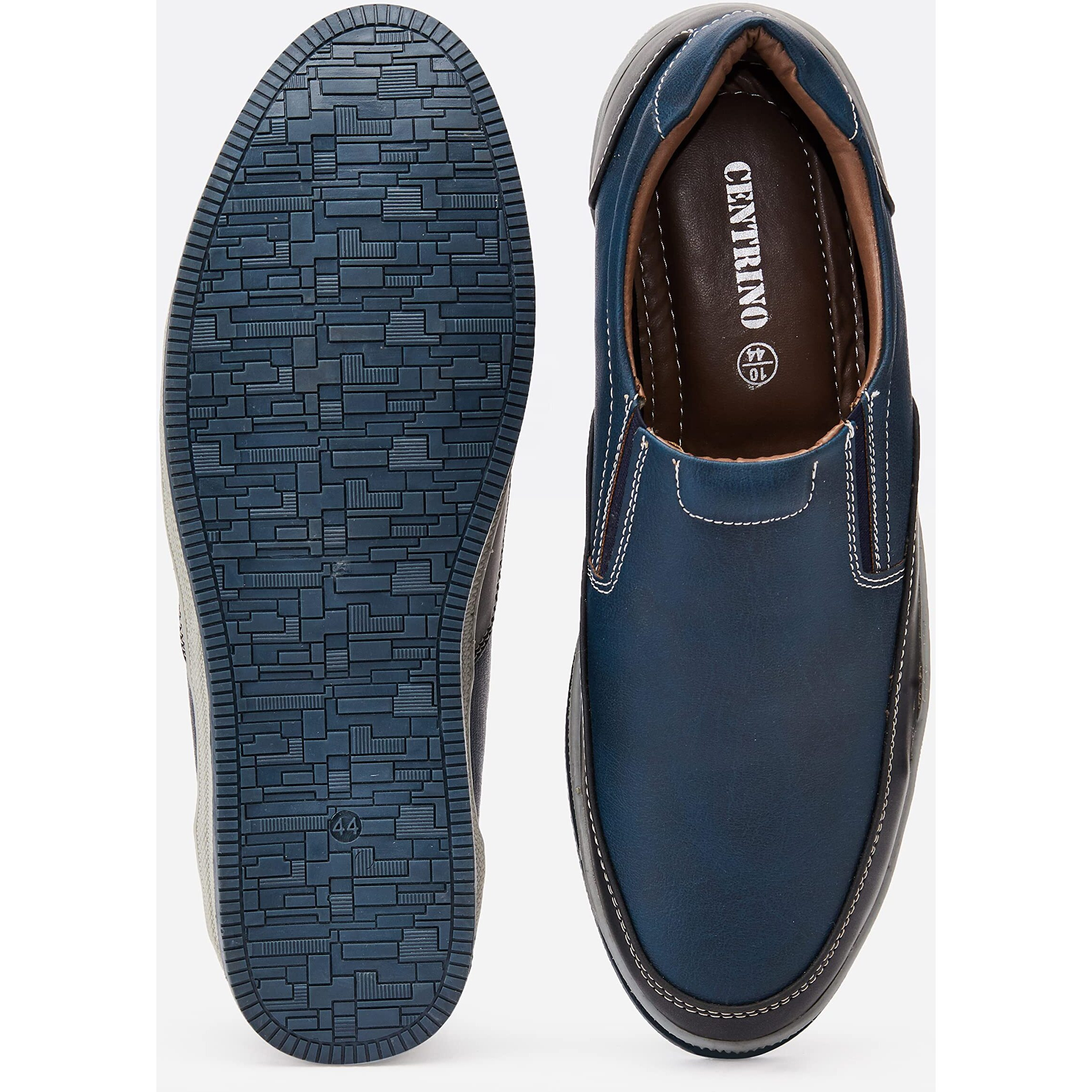 Centrino Men's Casual Moccasin Shoes Navy