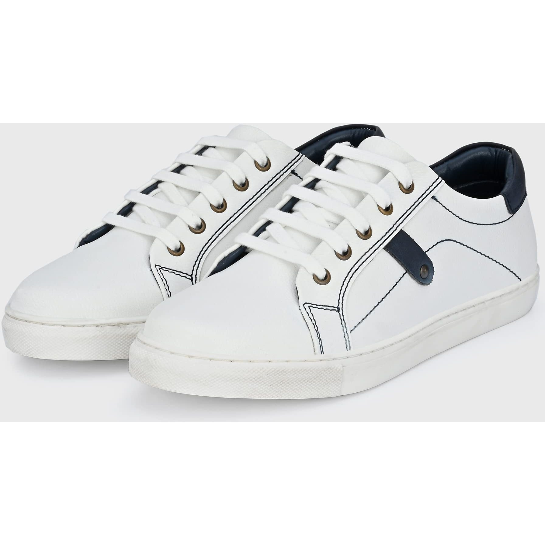 Centrino Men's White Sneakers-6 UK (4457-03)