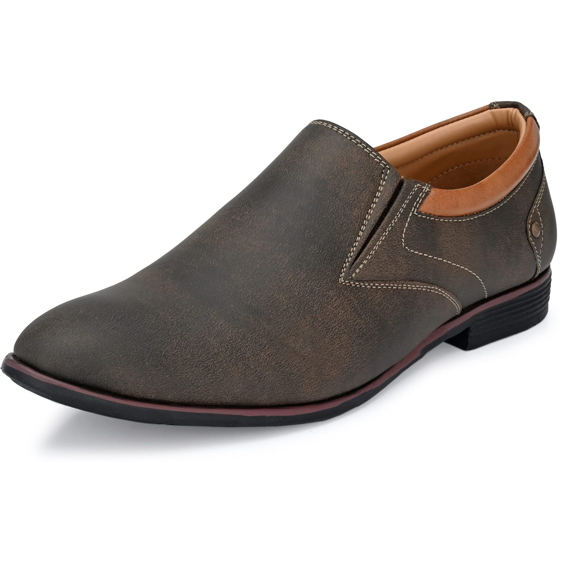 Centrino Men's 7957 CHICKU Formal Shoes_11 UK (7957-4)