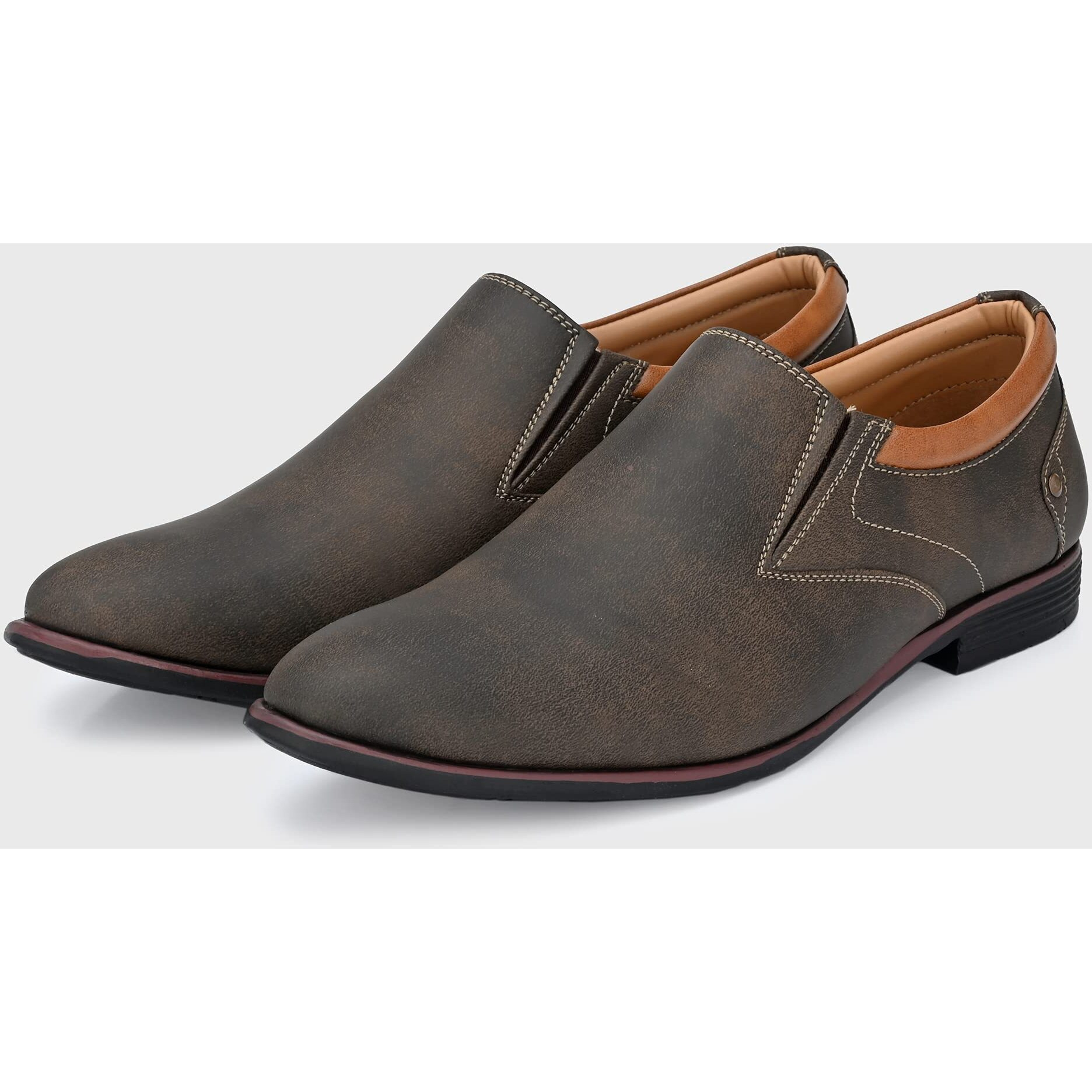 Centrino Men's 7957 CHICKU Formal Shoes_11 UK (7957-4)