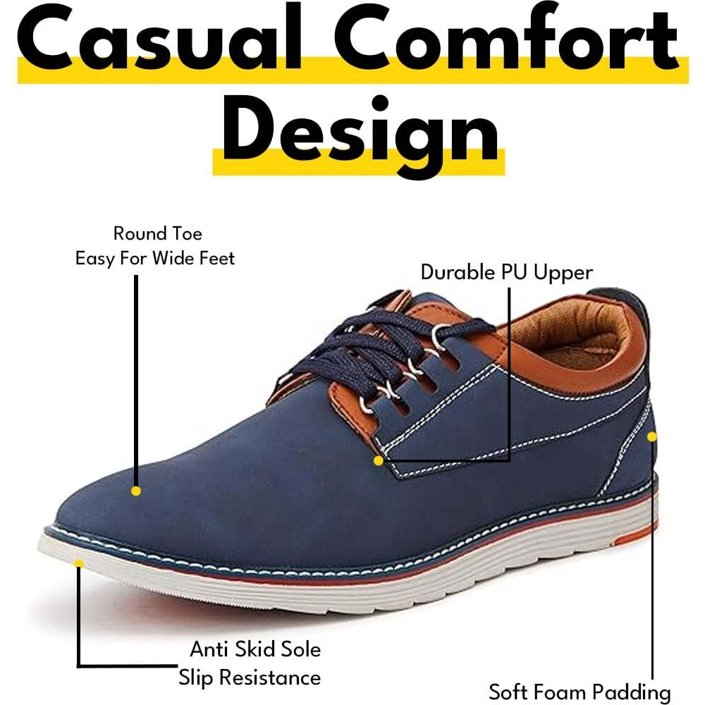Centrino Men's 3323 Blue Sneakers_9 UK (3323-22)