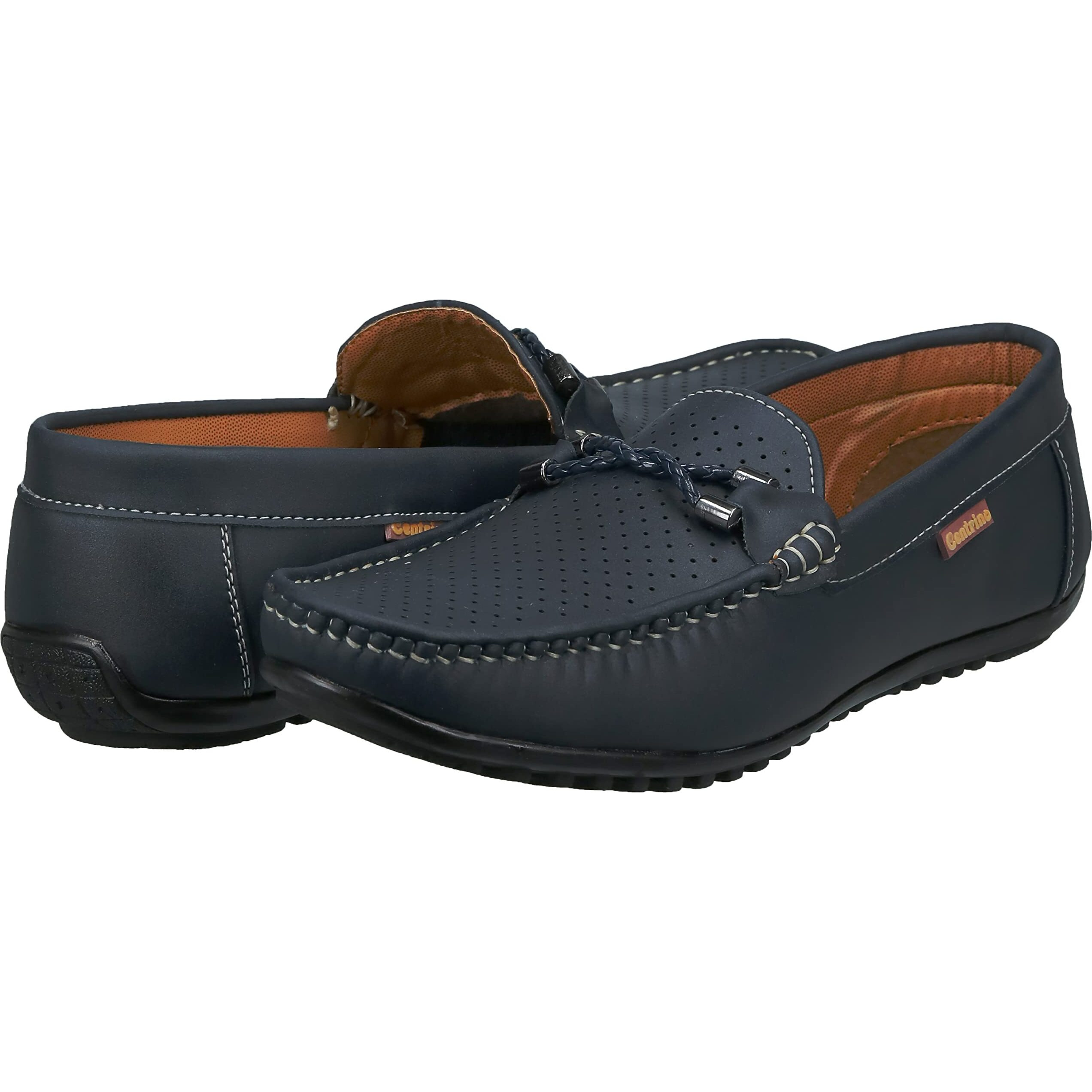 Centrino Men's 9910 Navy Loafers_6 UK (9910-02)