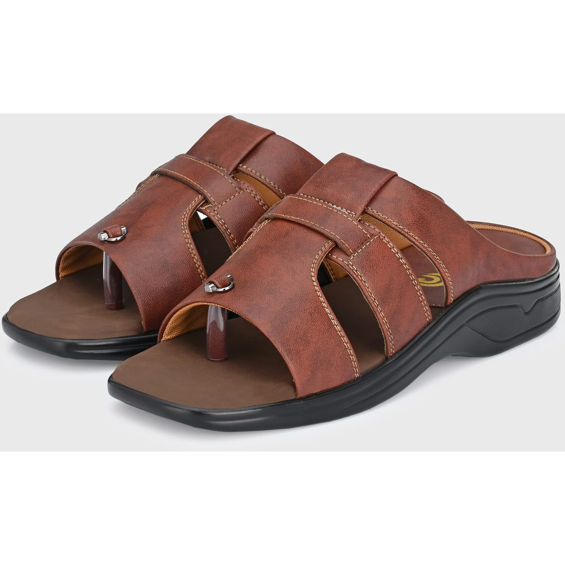 Centrino Men's 5953 D TAN Sandal_8 UK (5953-33)