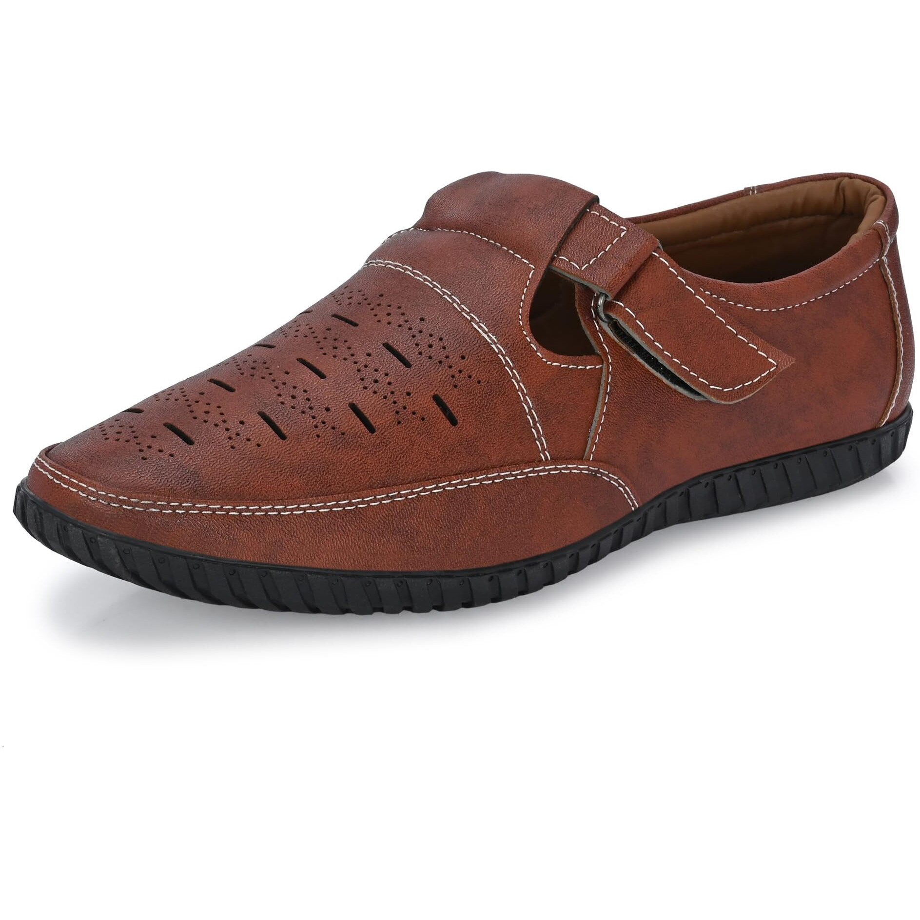 Centrino Men's 2340 Burgundy Fisherman Sandal-11 Kids UK (2340-35)