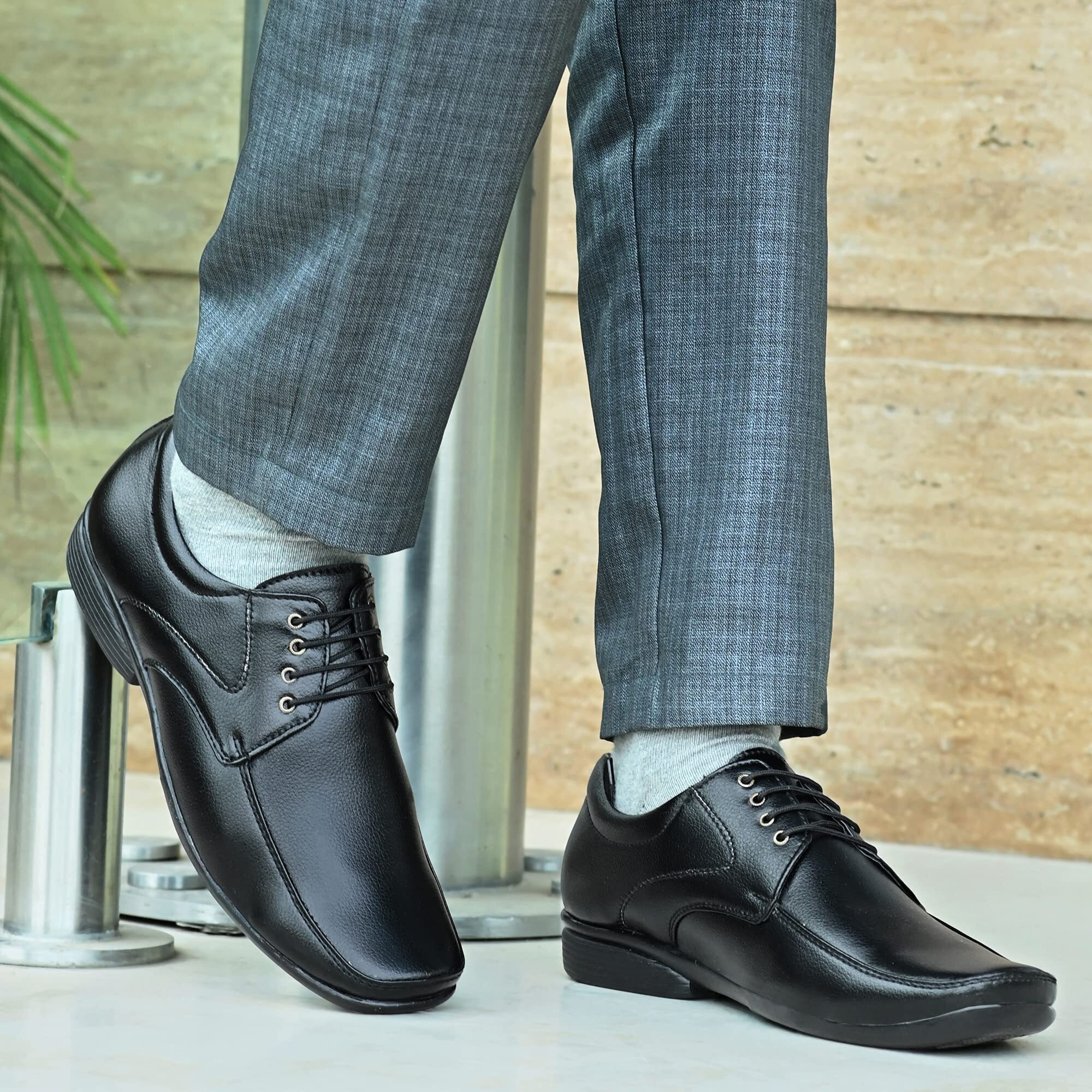 Centrino mens DerbyFormal Shoe (8604-1_Black_11 UK)