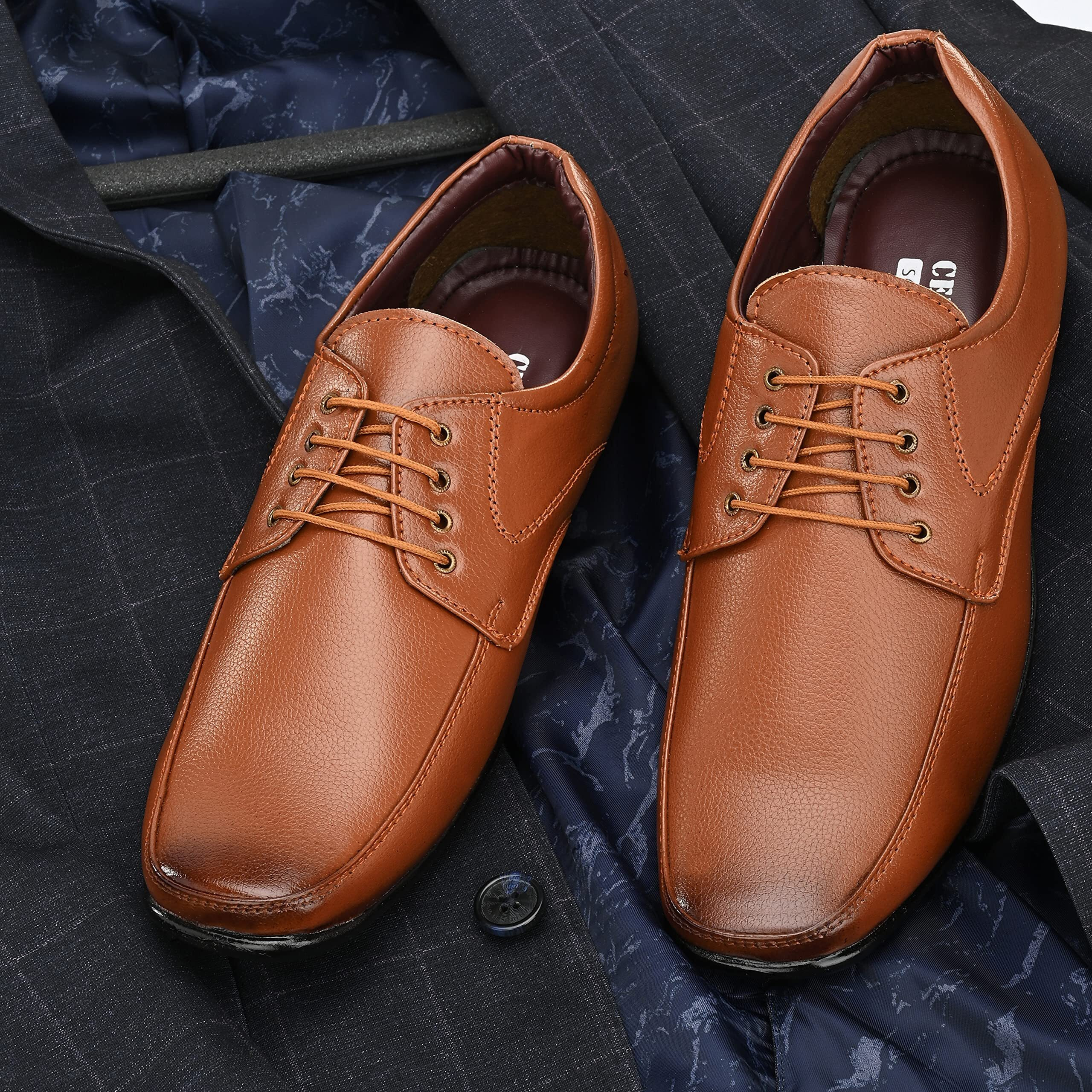 Centrino Men's 8604-3 Men's Formal Shoe, Tan, 6 UK
