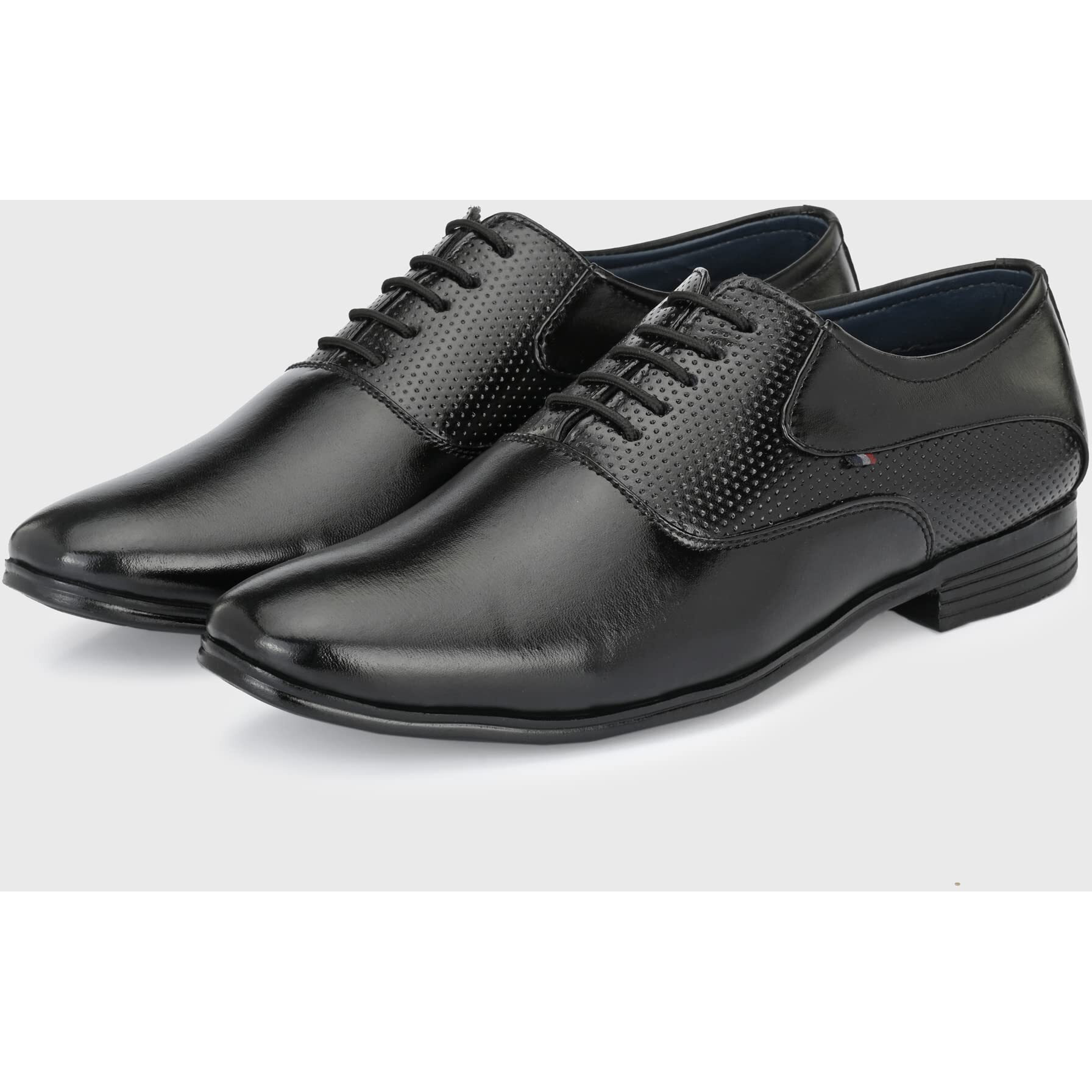 Centrino Men's 6036 Black Formal Shoes_9 UK (6036-01)