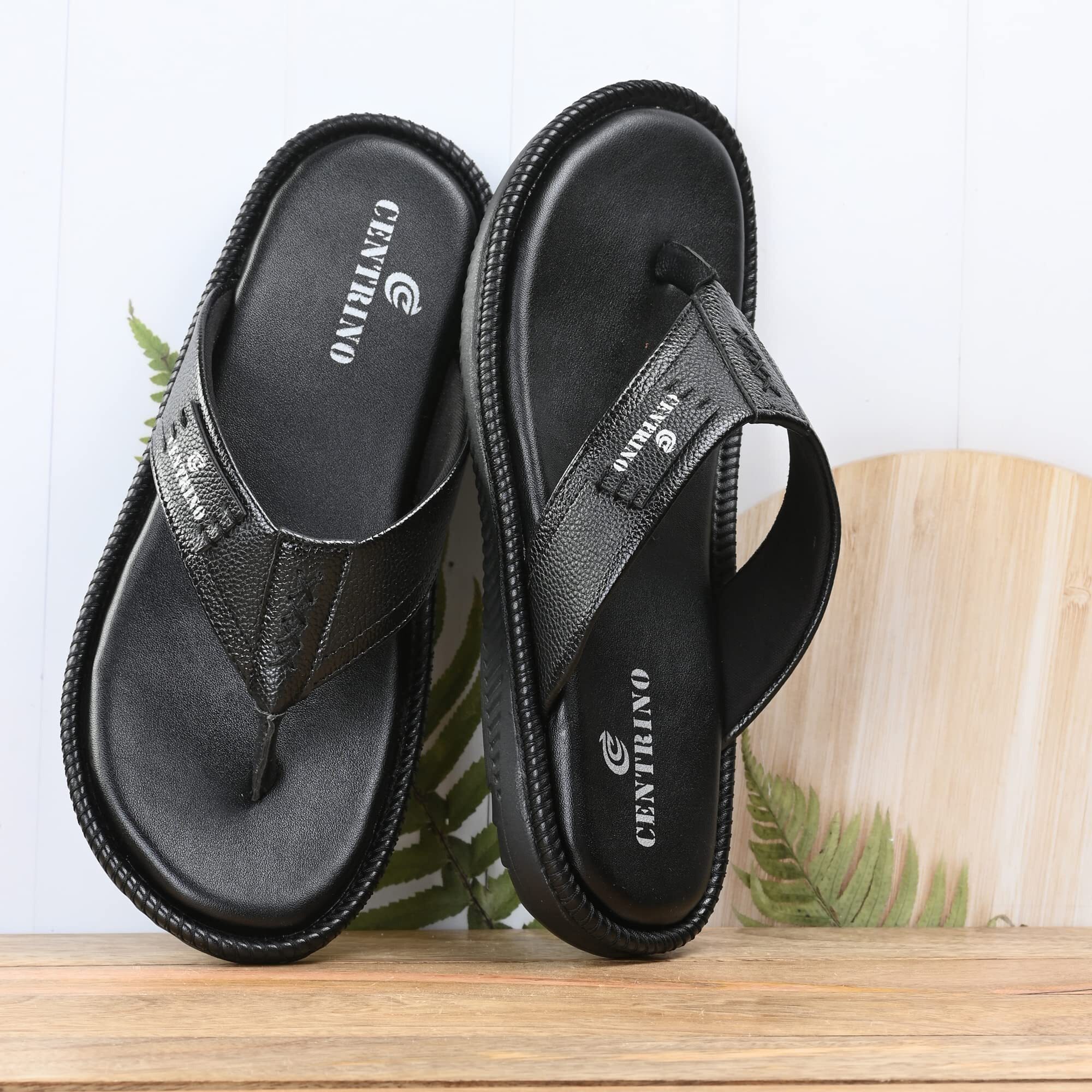 Centrino Mens 8201 Black Slippers_9 UK (8201-1)