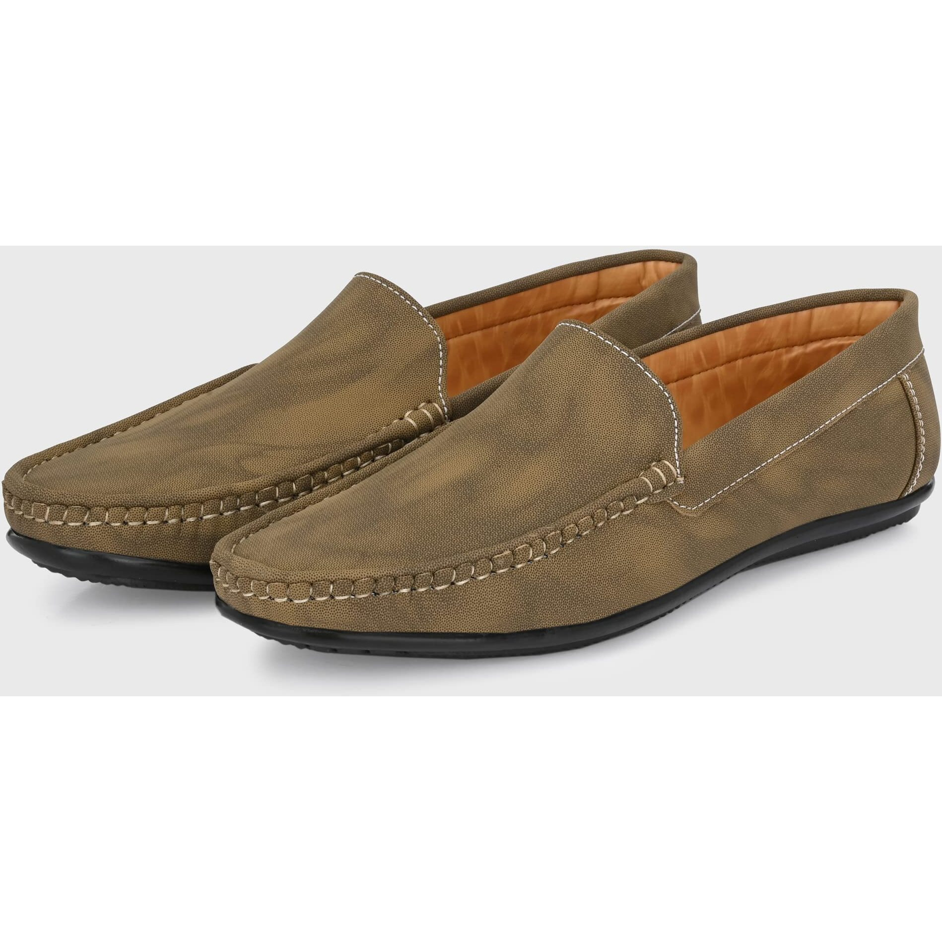 Centrino Men's 8242 Olive Loafers_6 UK (8242-2)